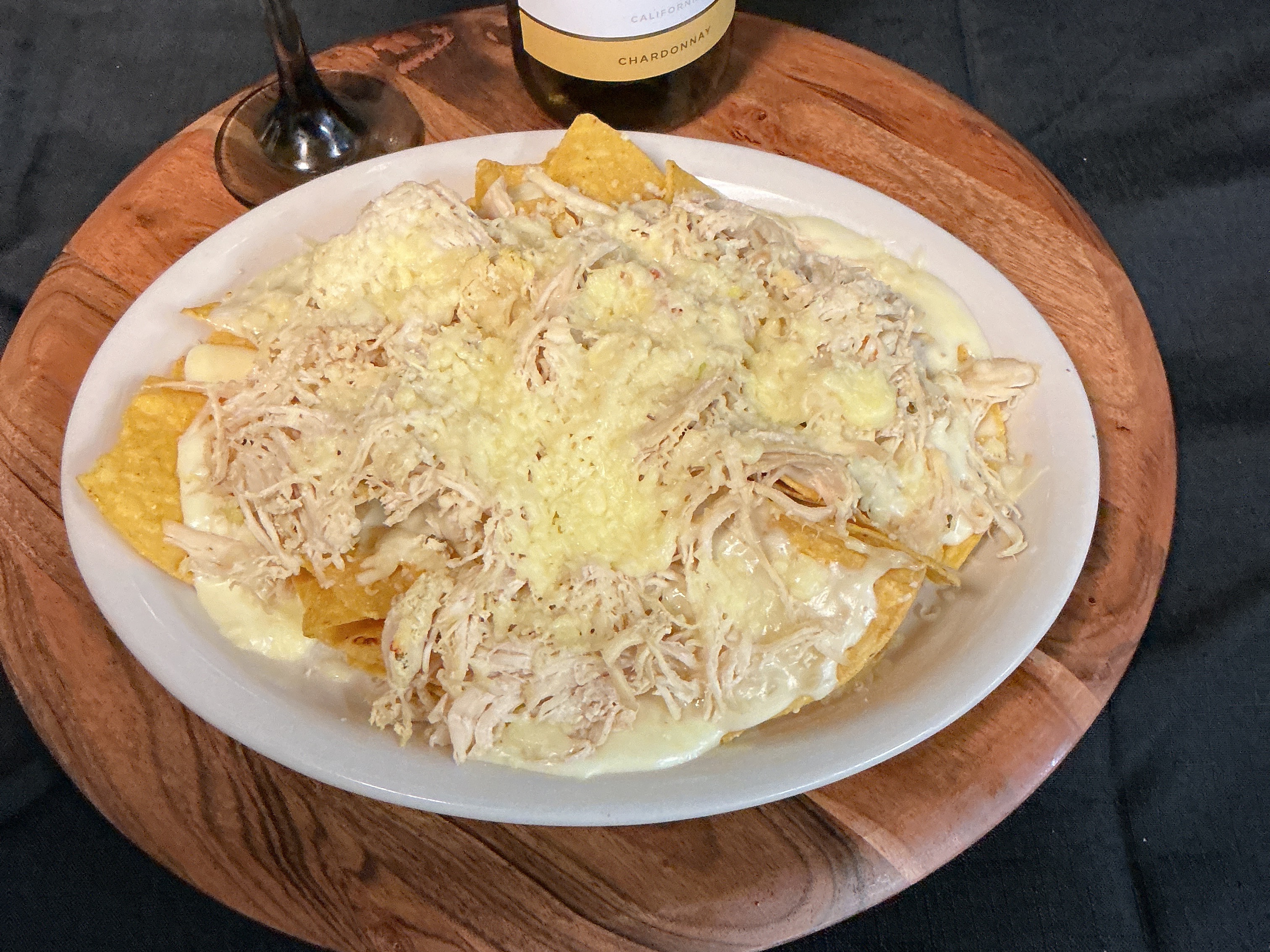 Nachos with Chicken.