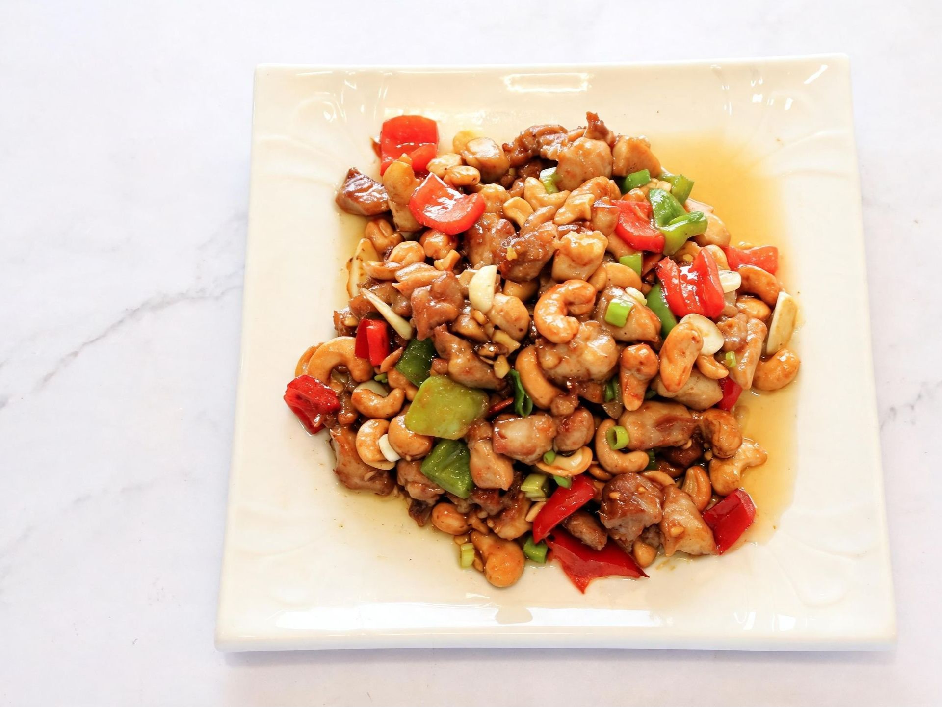 Cashew Chicken.
