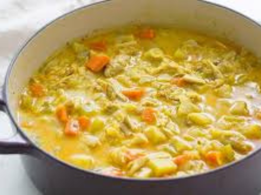 Mulligatwany Soup Chicken.