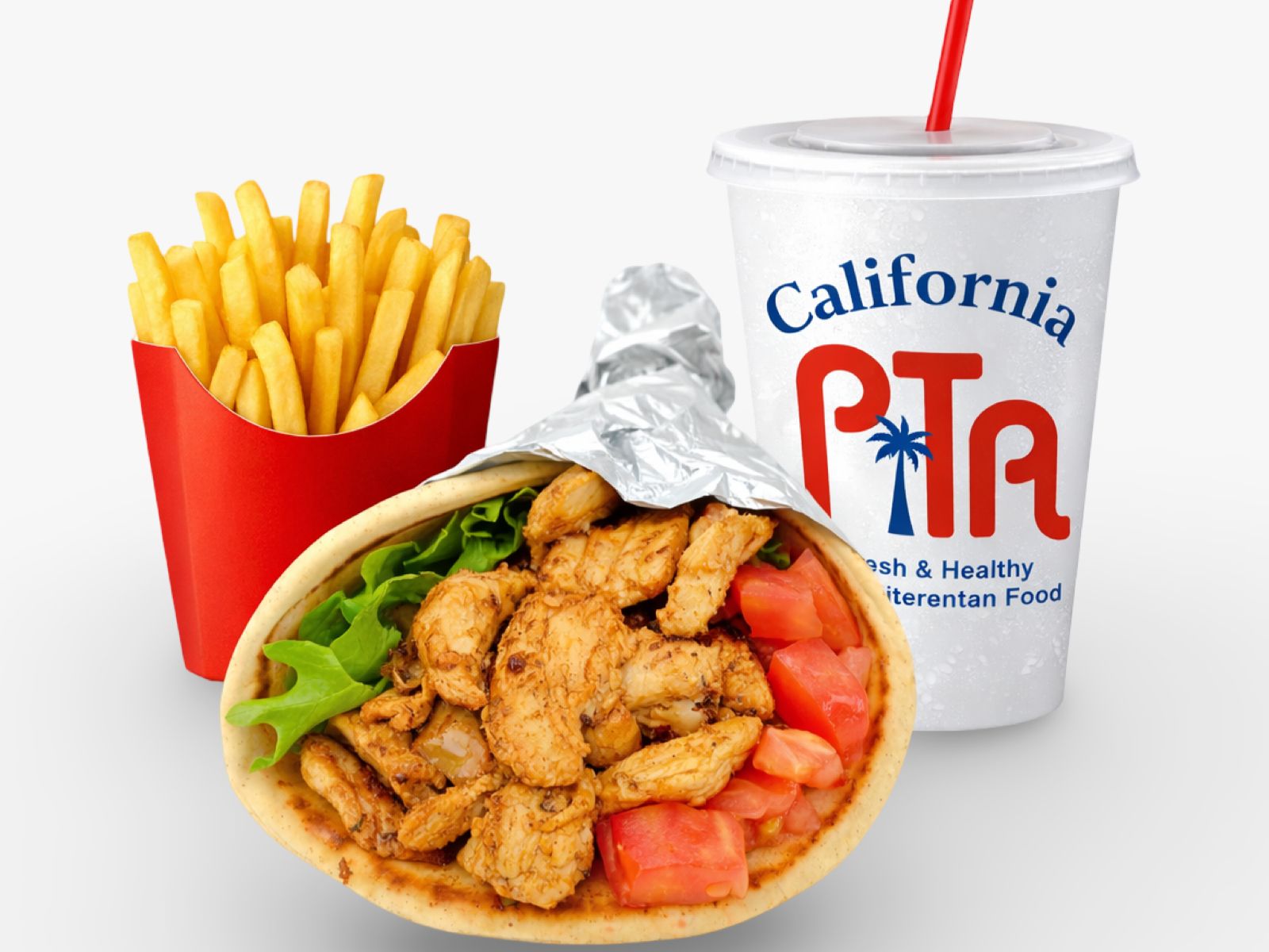 Chicken Shawarma Combo - O