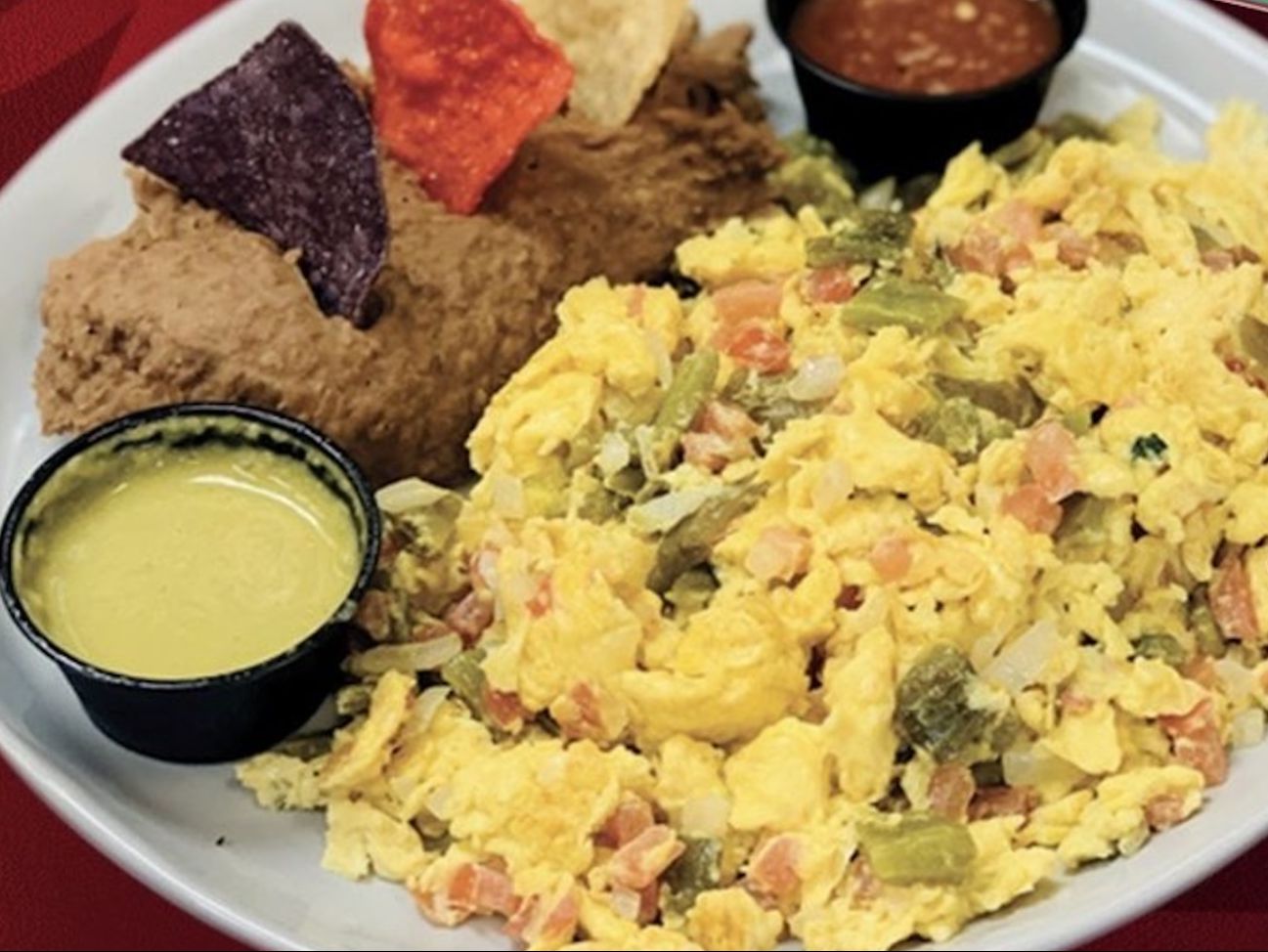 Huevos A la mexicana.