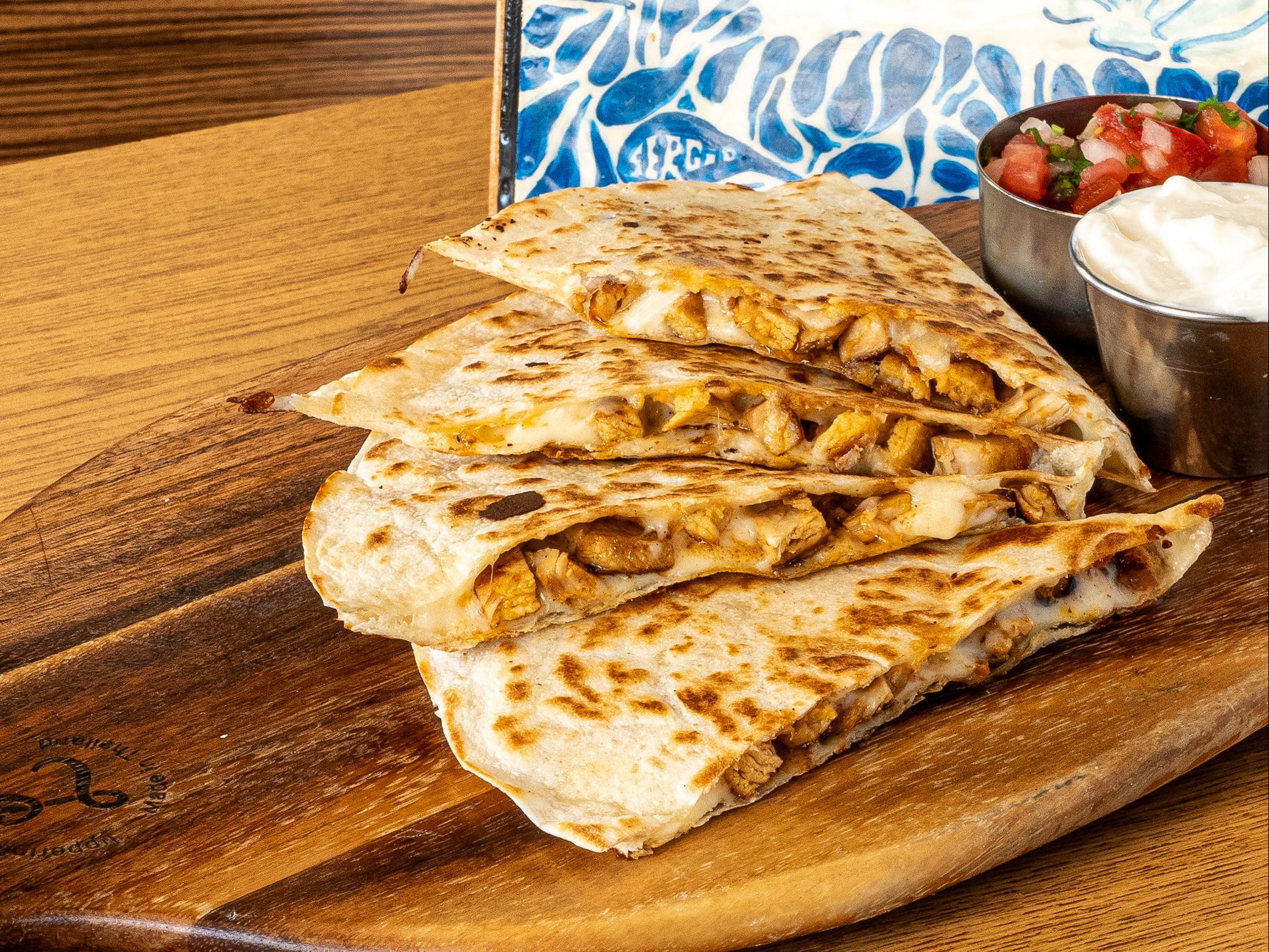 Grilled Chicken Quesadilla.