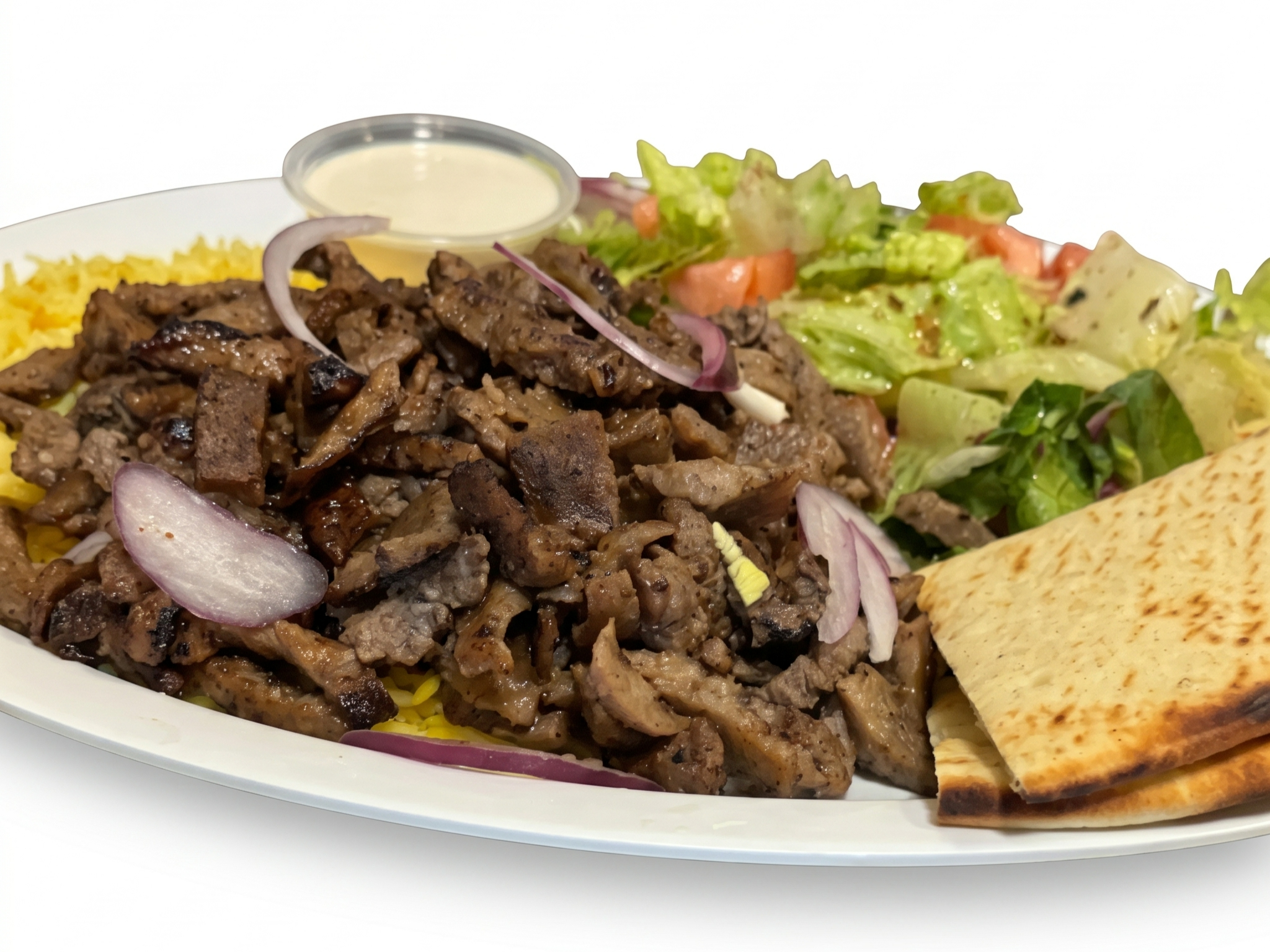 Beef Shawarma Plate.