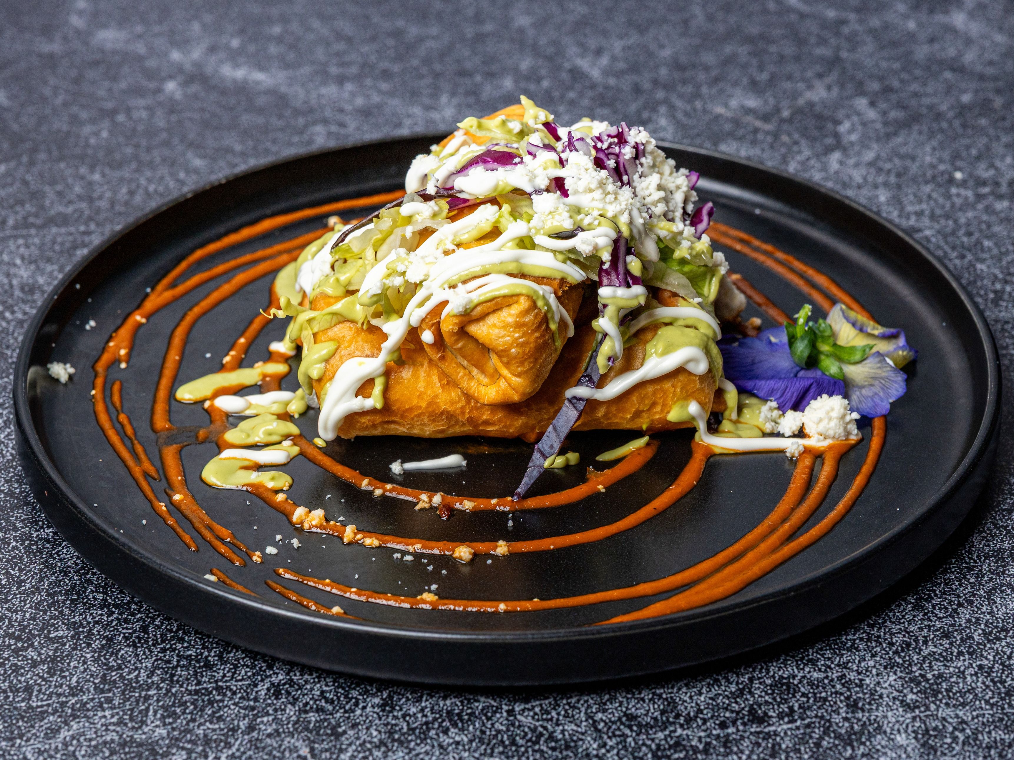 Chimichangas.