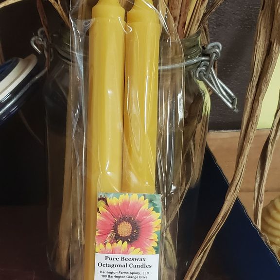 Decorative Beeswax Candles Octagonal