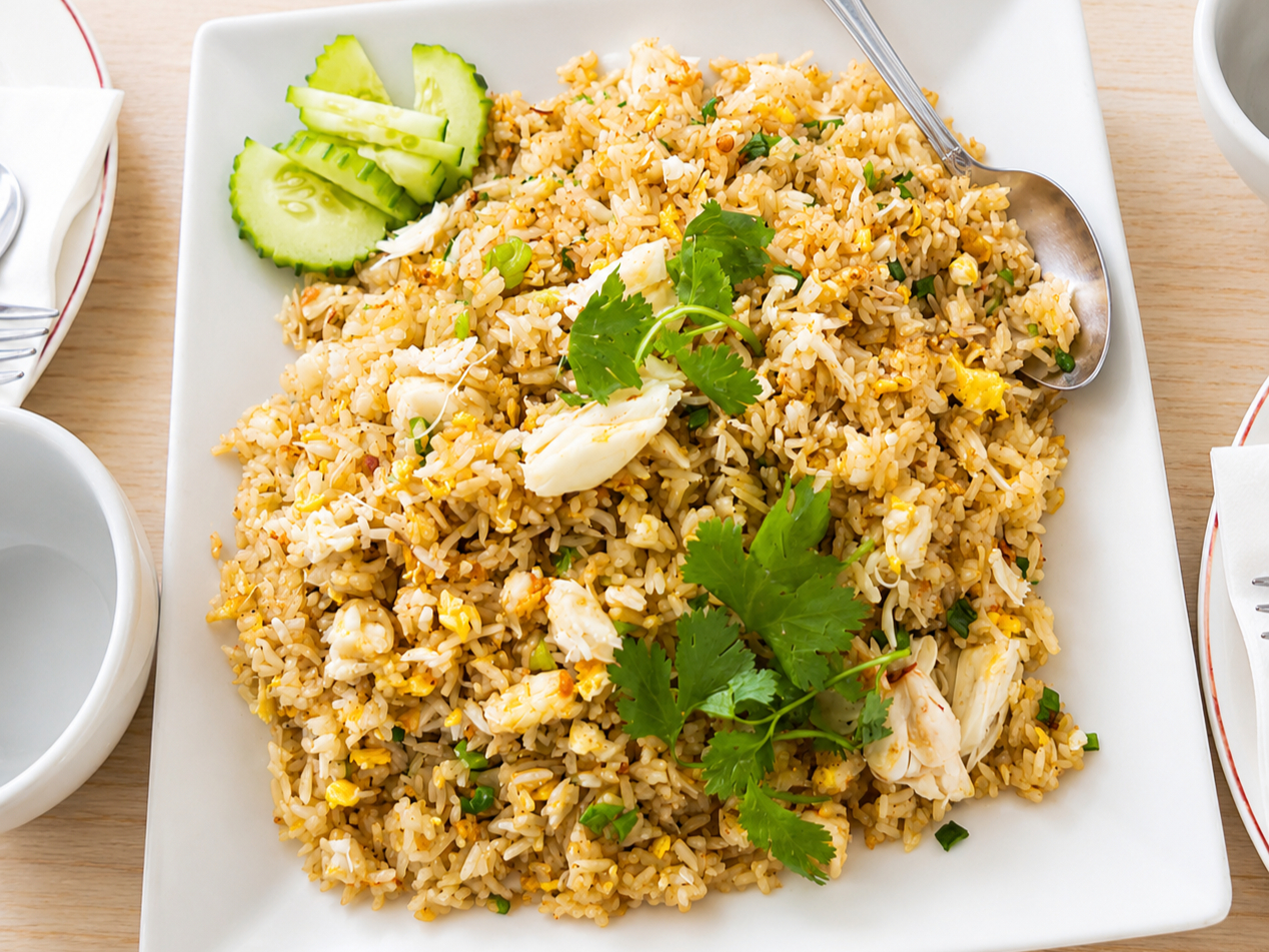 Jumbo Crab Fried Rice.