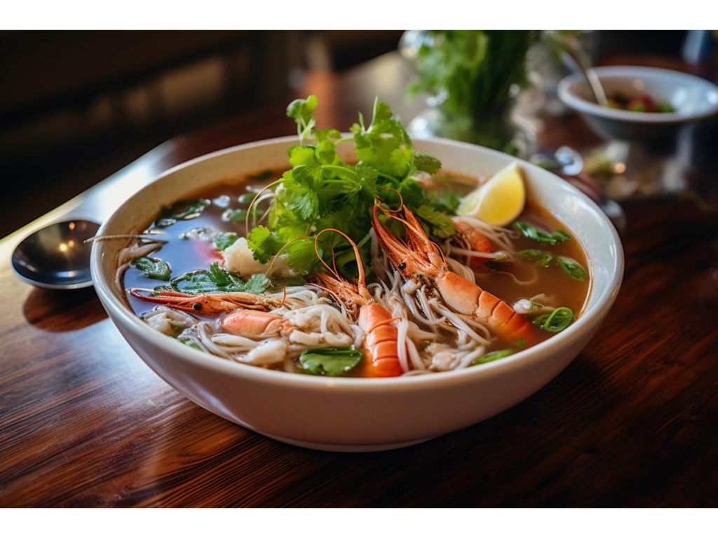 Lobster Tails Pho / Pho Duoi Tom Hum.