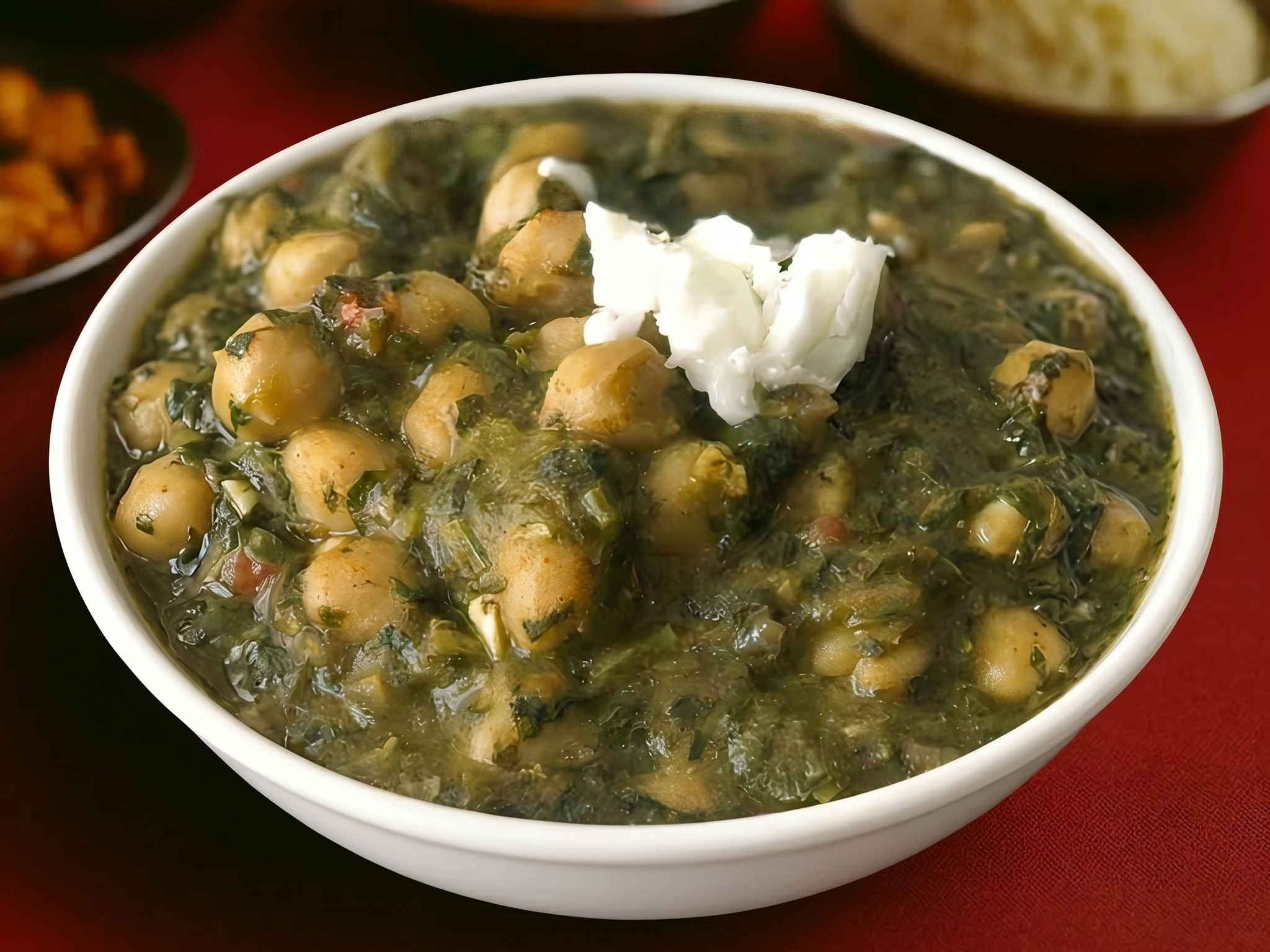 Chana Saag Large