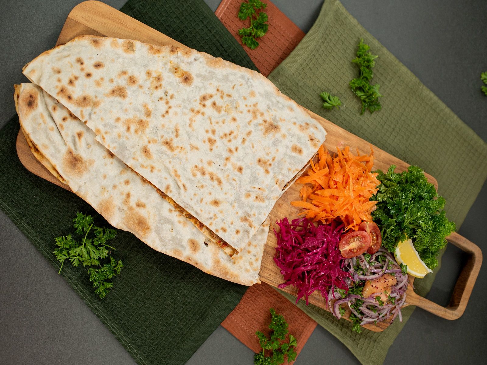 Lahmacun Veggie (Traditional)