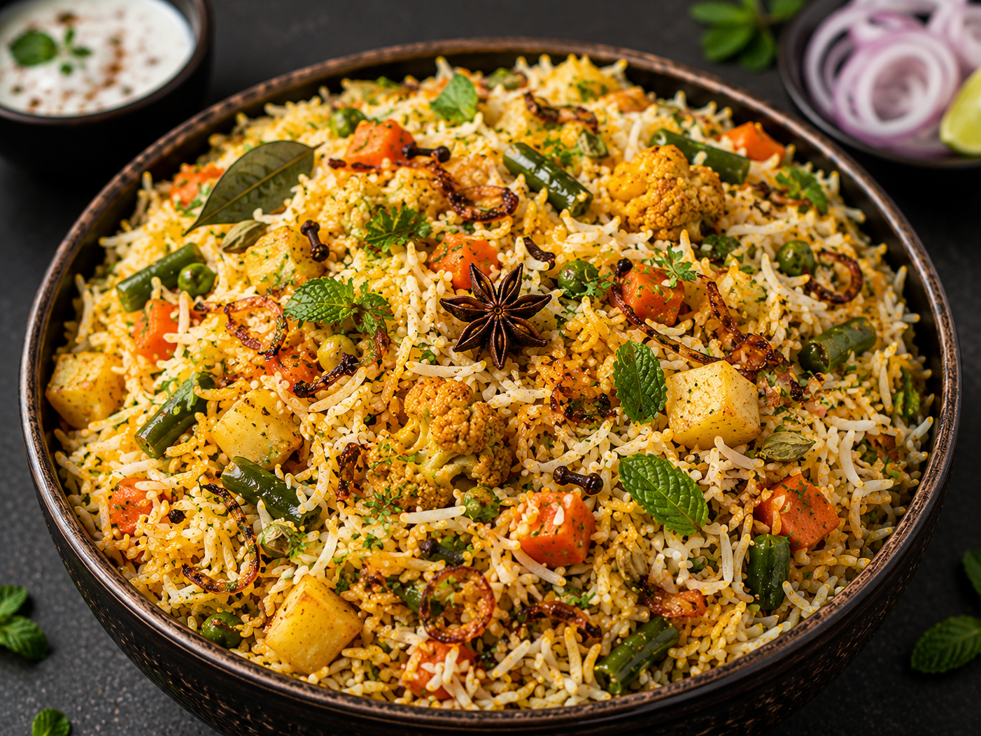 BN - Veg Biryani.