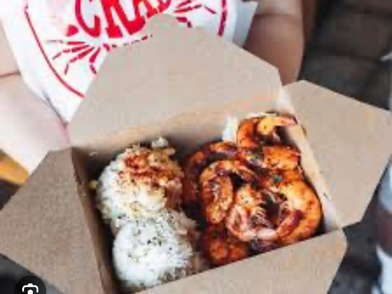 1/2 Whole Shrimp With Corn,rice,potato And Drink