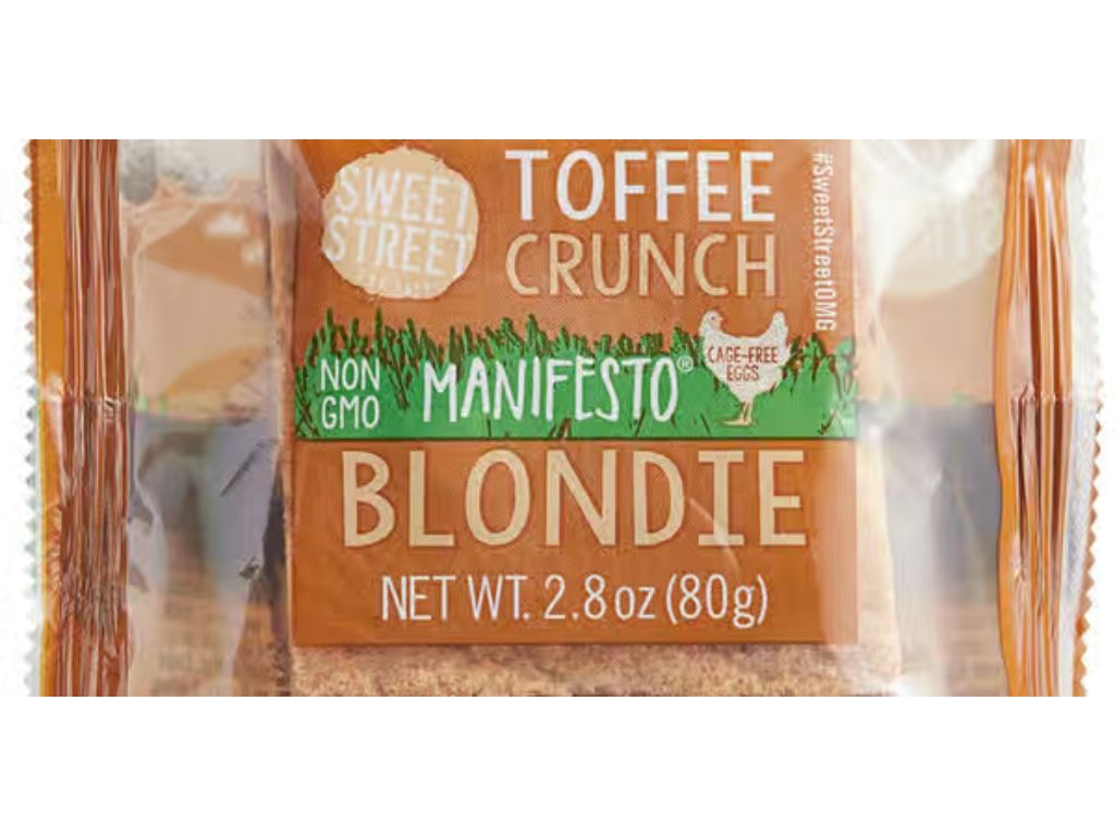 Toffee Crunch Blondie.