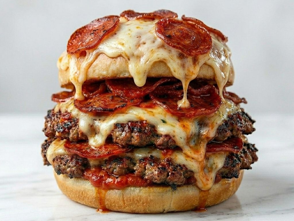 Rodeo Pizza Burger.