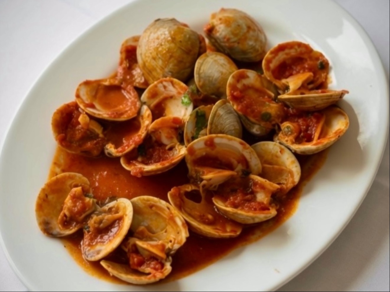 Clams Posillipo.