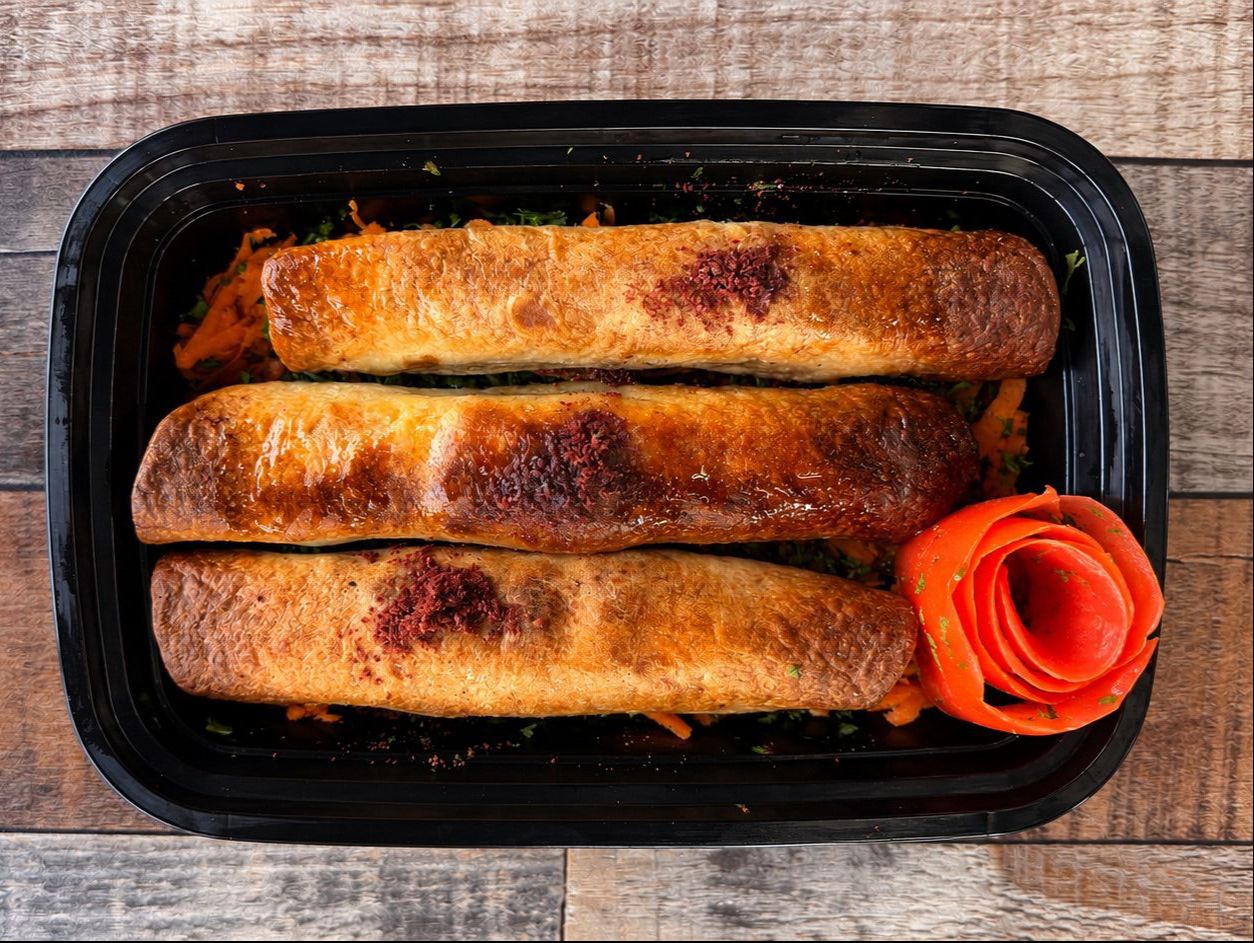 Chicken Summaq Rolls.