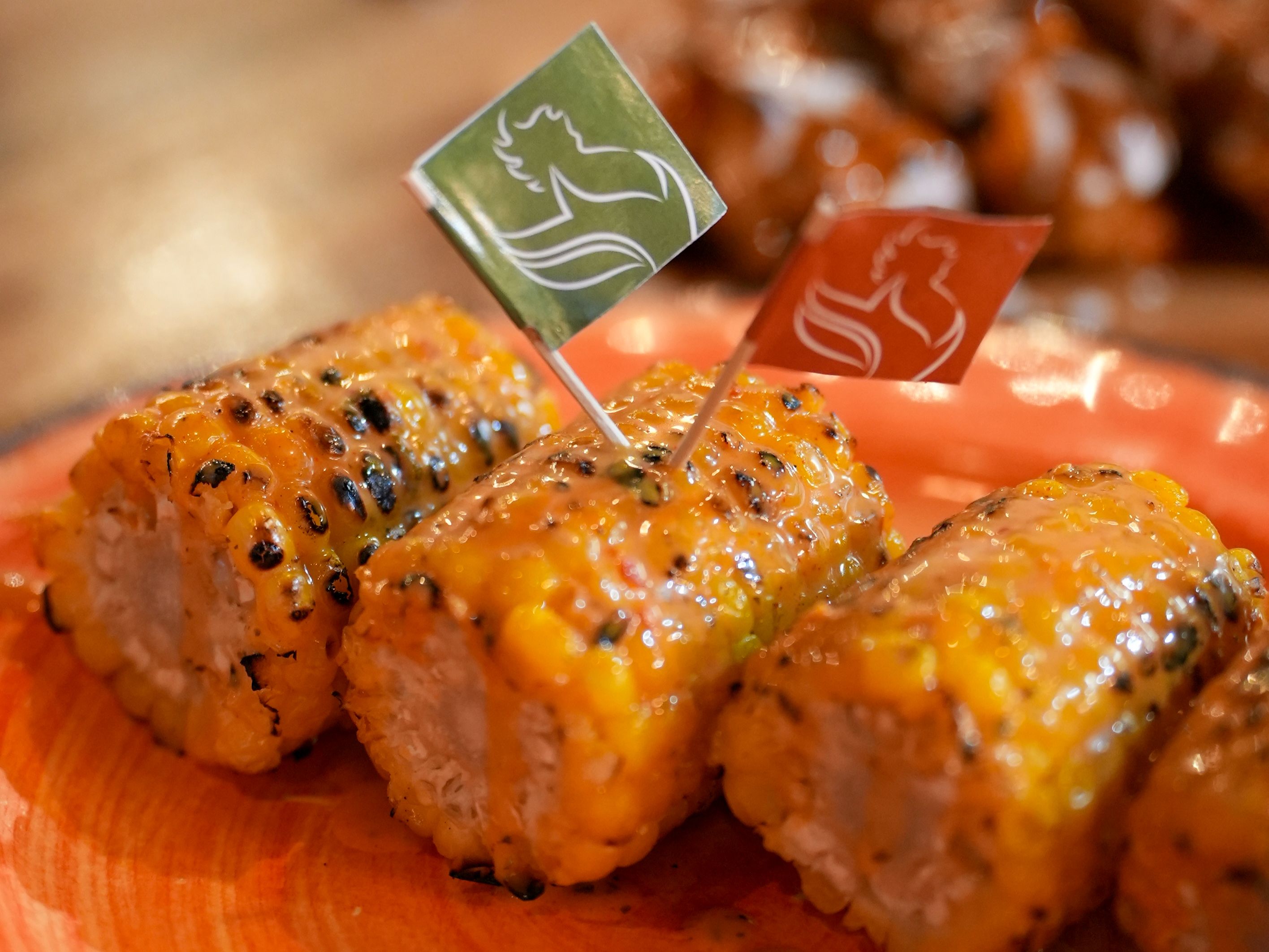 Flame-Grilled Corn On The Cob.