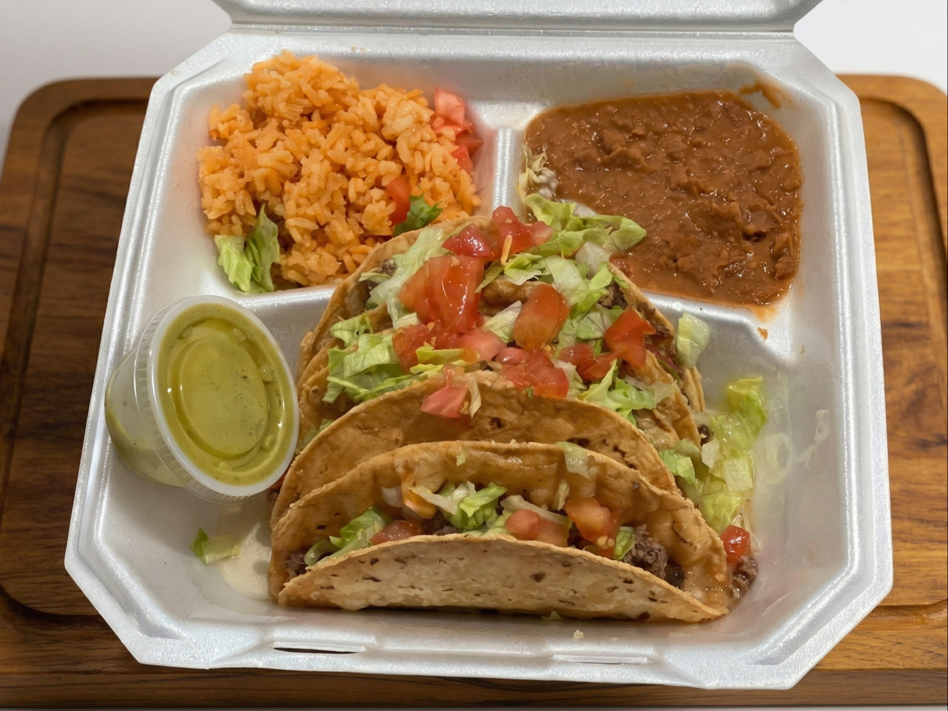 Tacos w/Ground Beef.