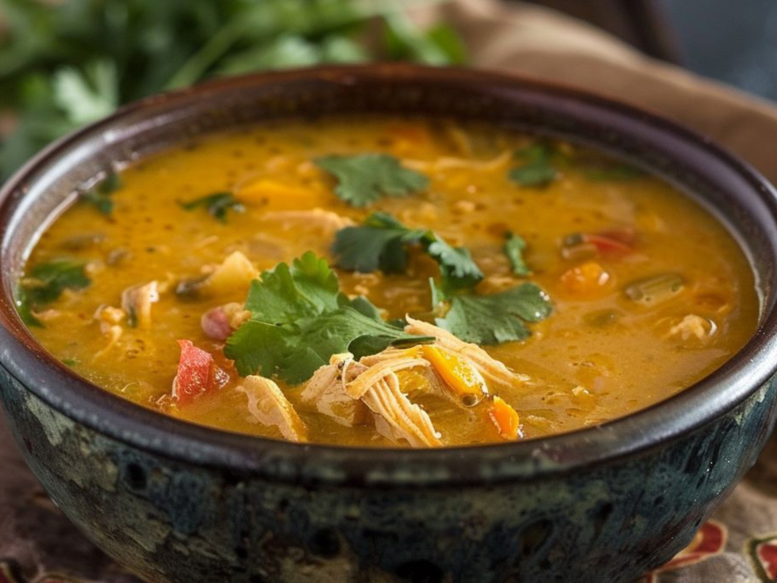 Mulligatwany Soup Chicken.