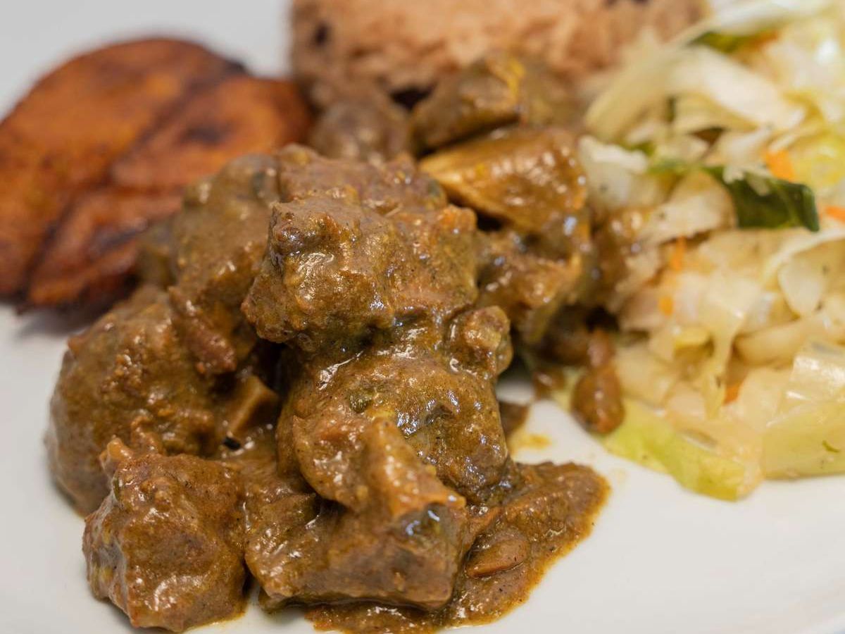 Small Curry Goat.