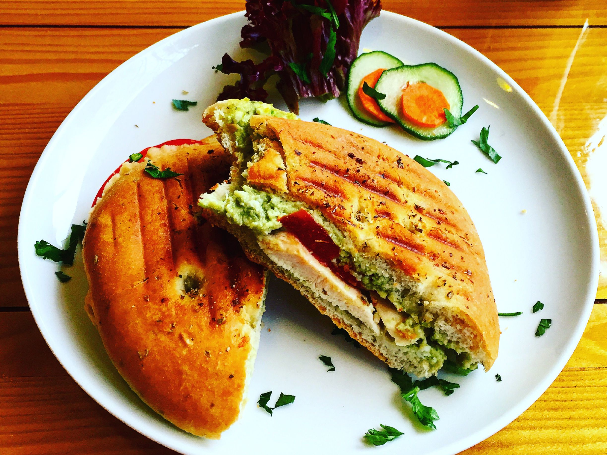 Chicken Caprice Panini.