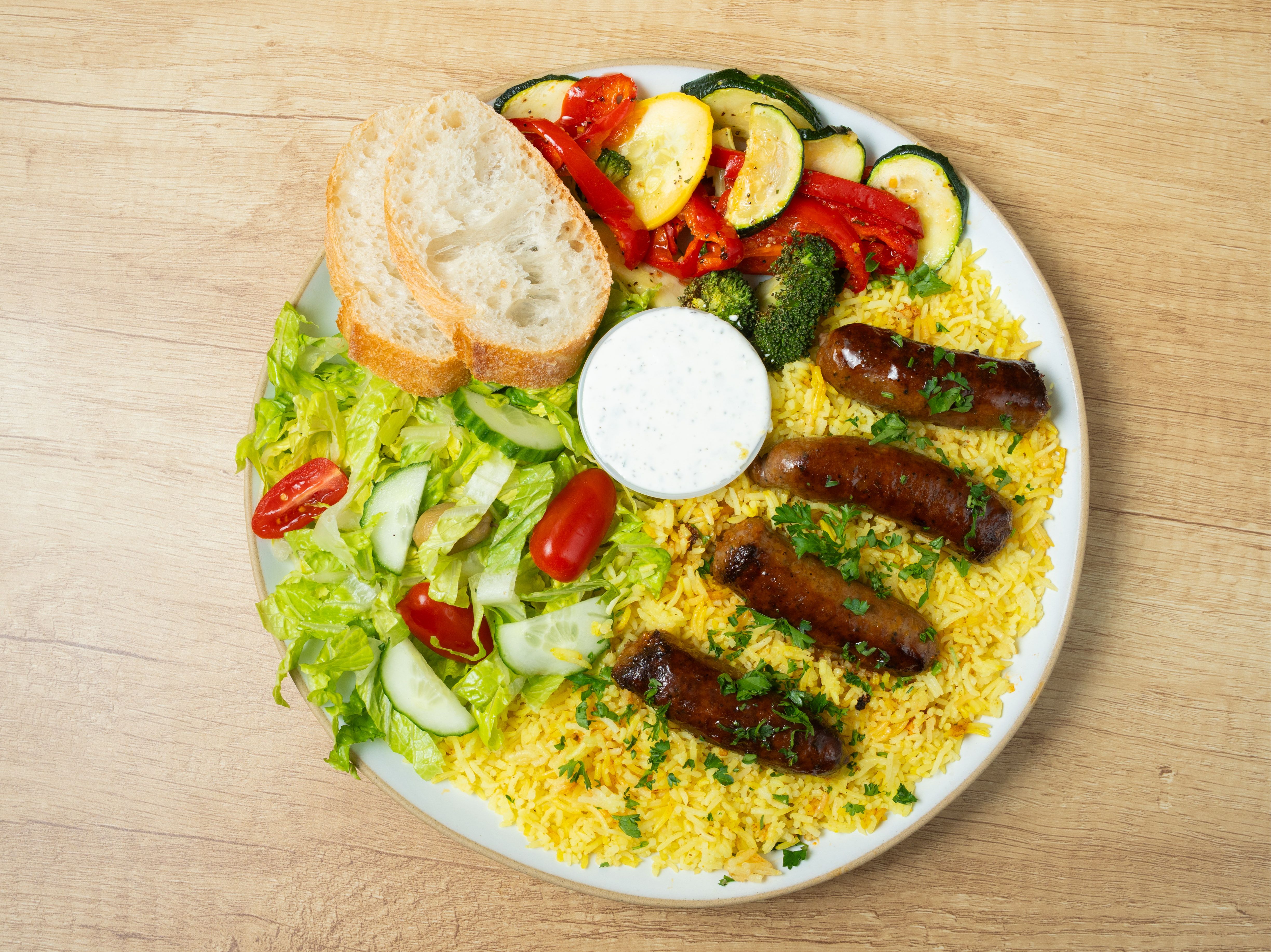 Lamb Merguez Platter