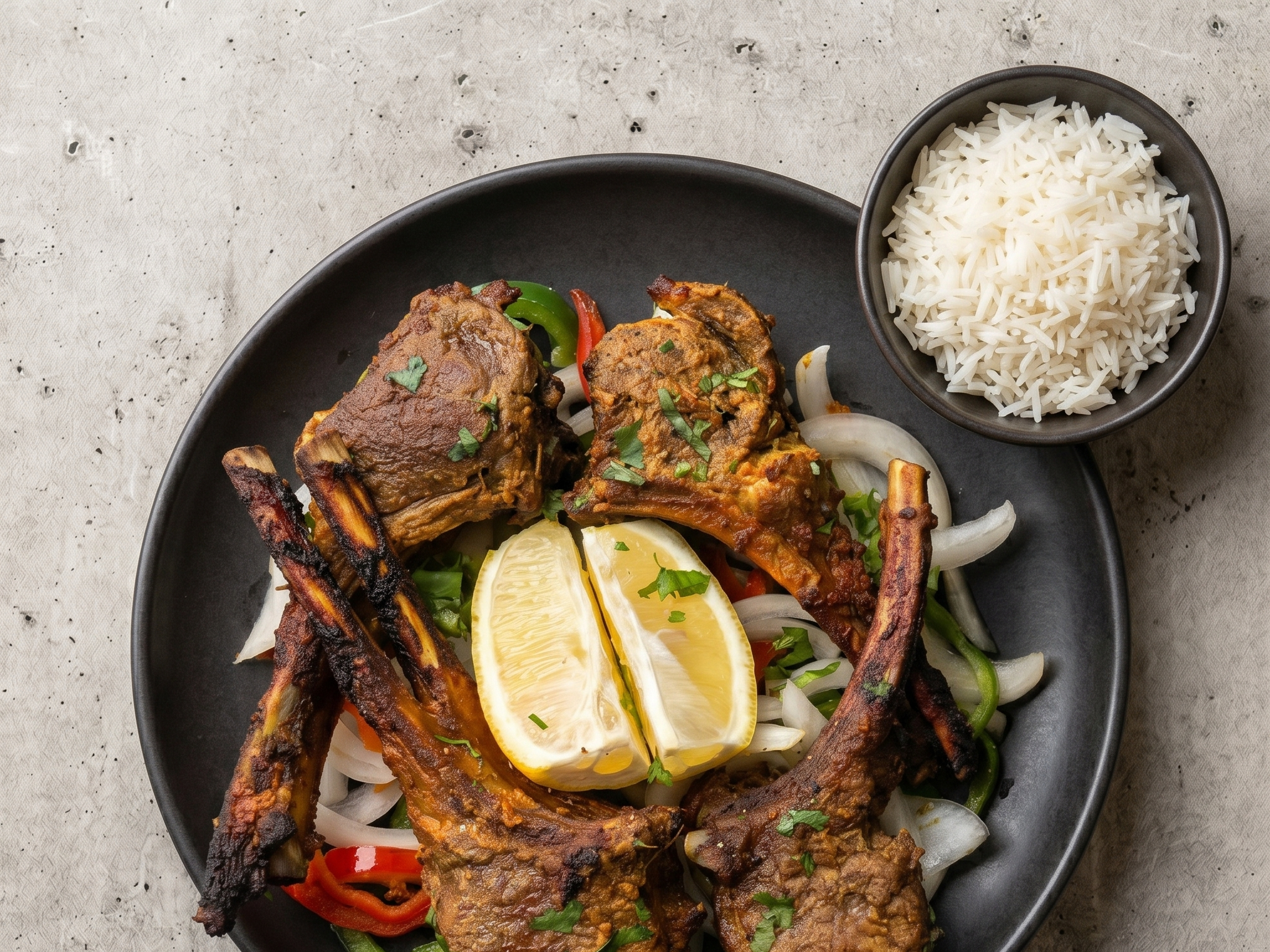 Lamb Burra Kebab.