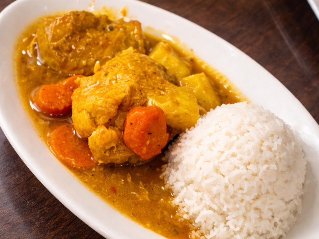 Curry Chicken Lunch.