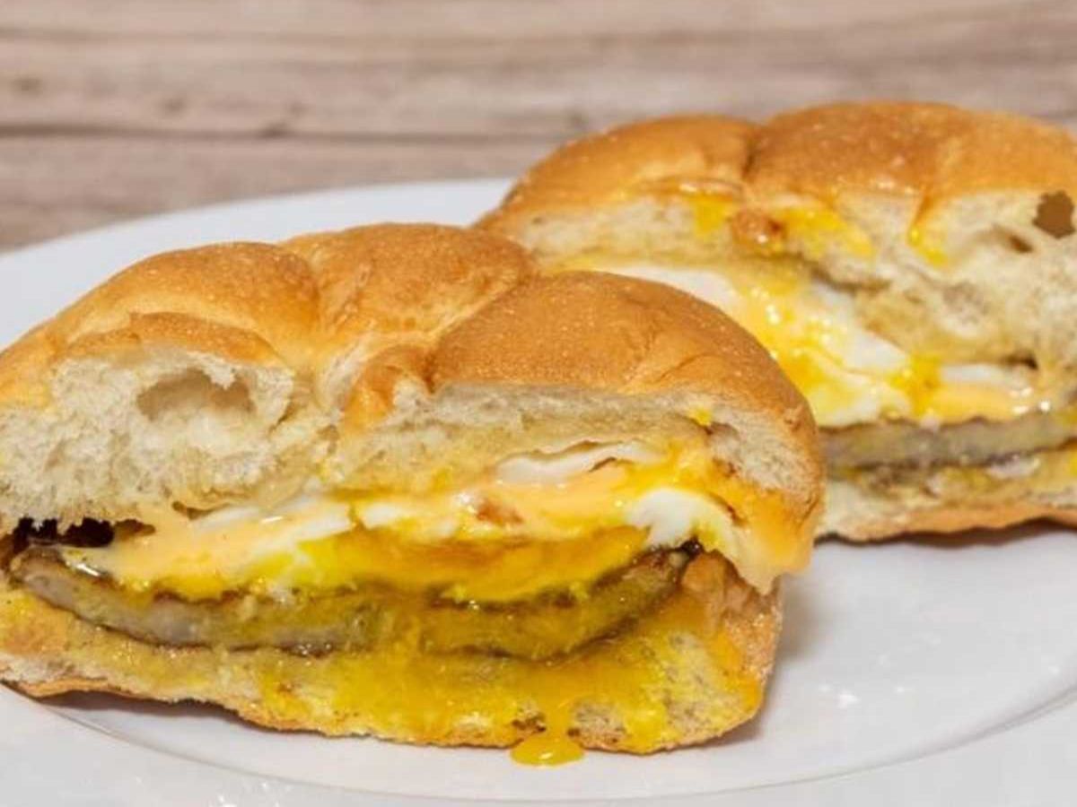 Sausage, Egg, Cheese.