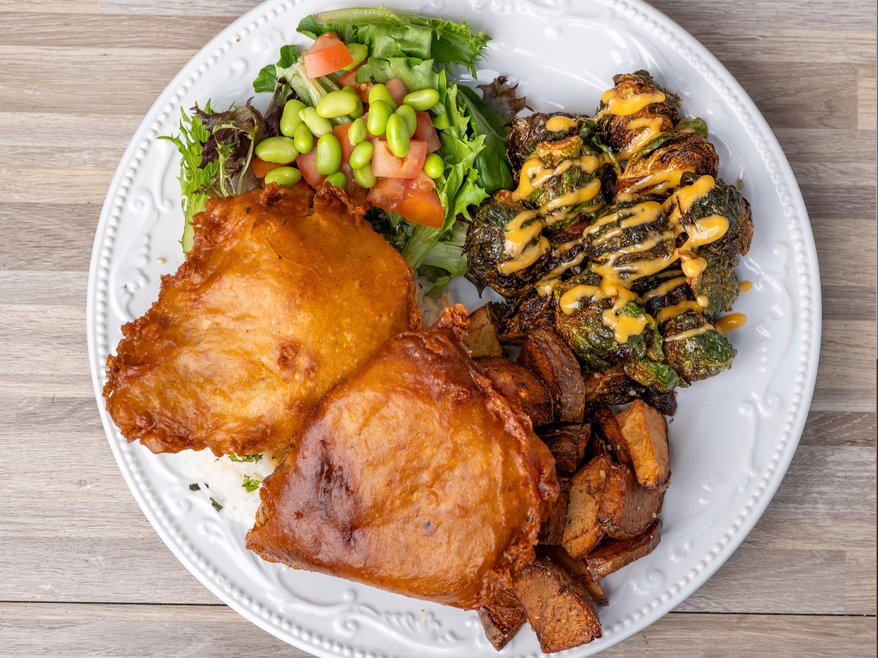 FRIED CHICKEN PLATE.