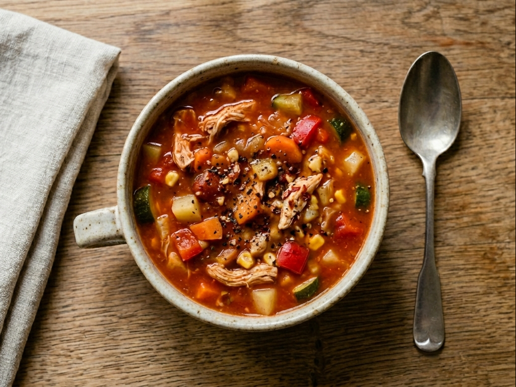 Chx Veg Soup (Cup)