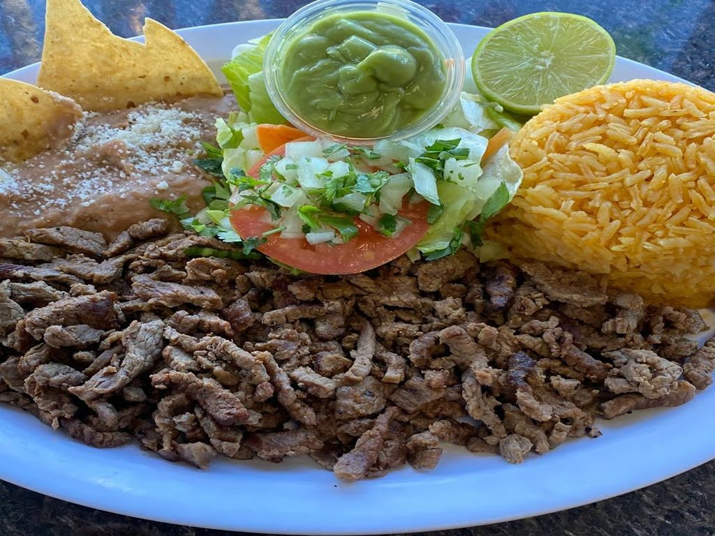 Carne Asada Plate.