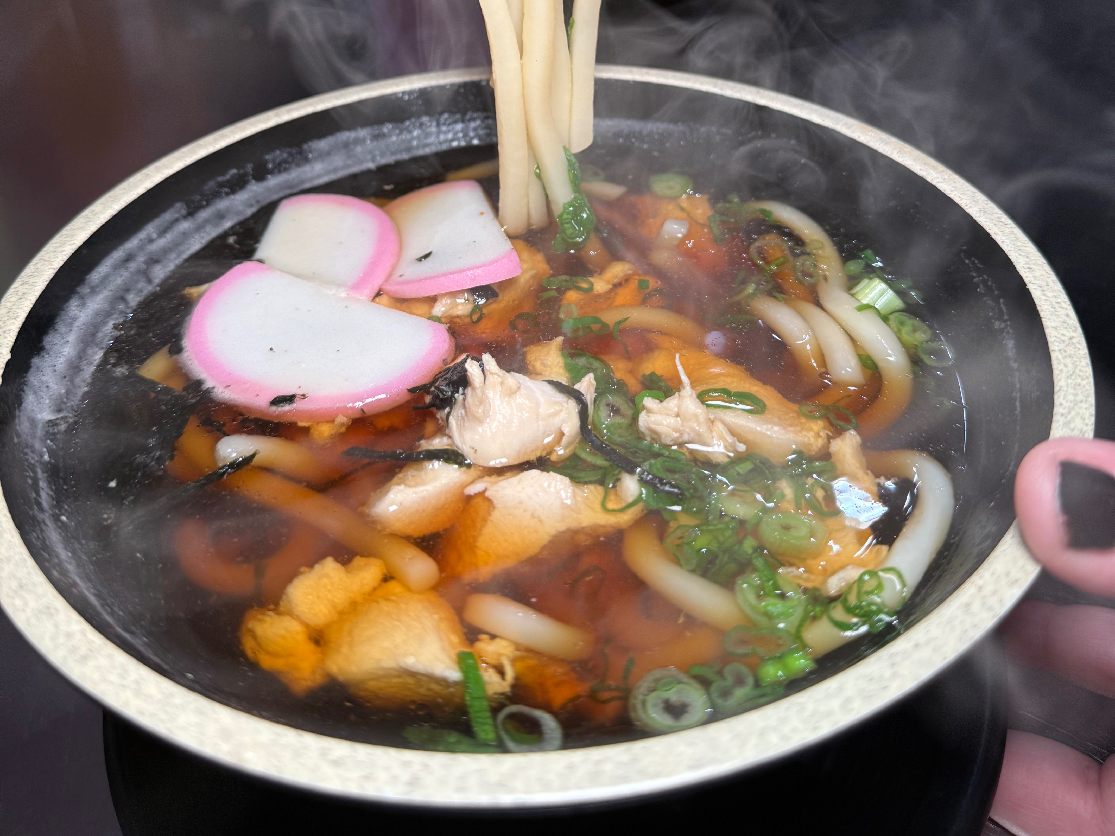 CHICKEN UDON SOUP.