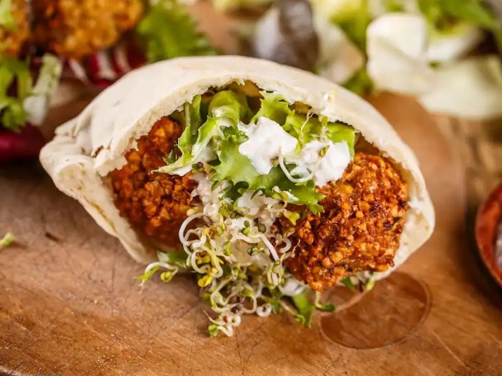 Grilled Falafel Wraps