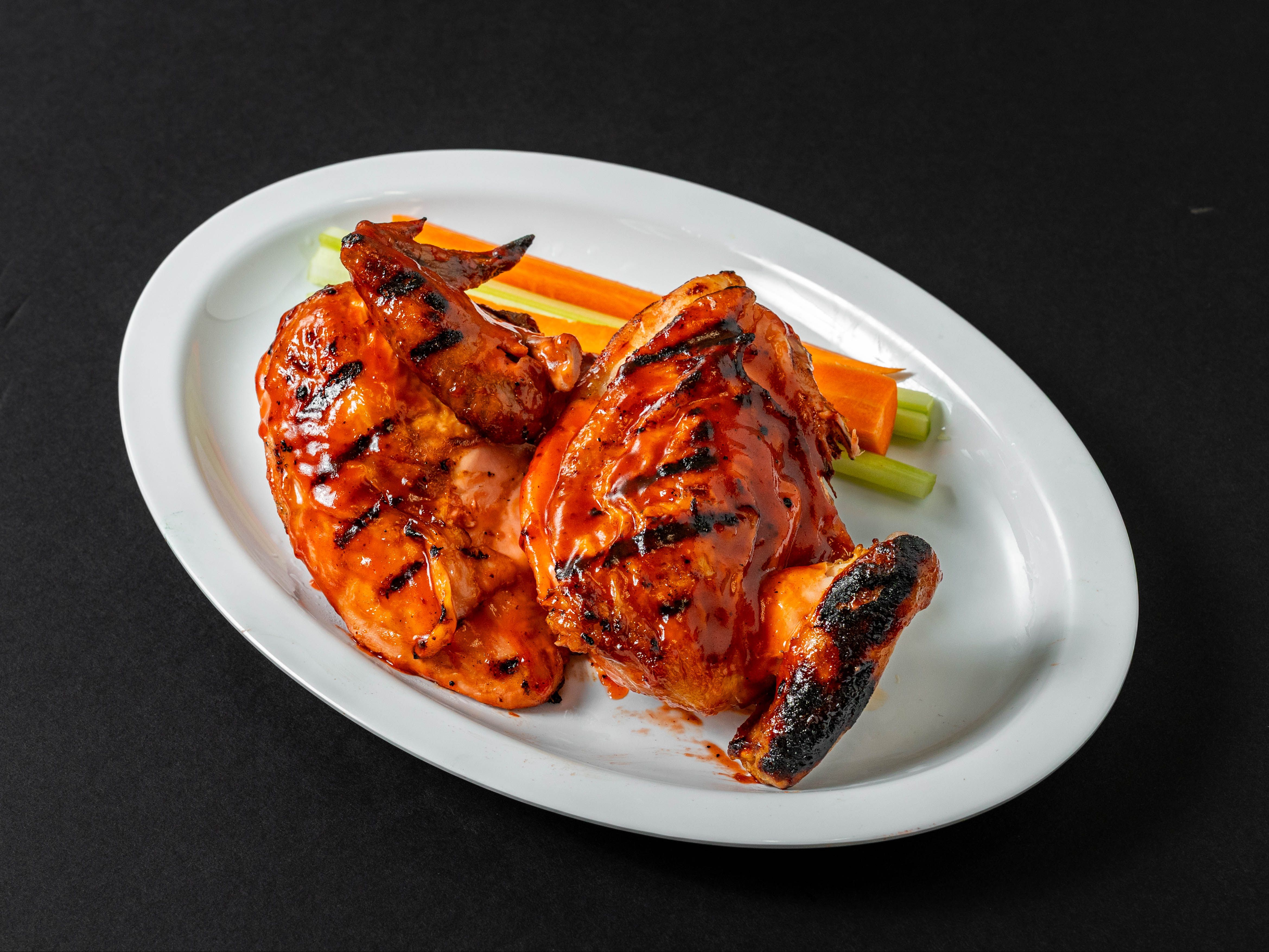 27. BBQ Chicken w/ 2 Sides.