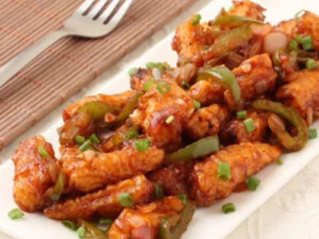Baby Corn Manchurian.