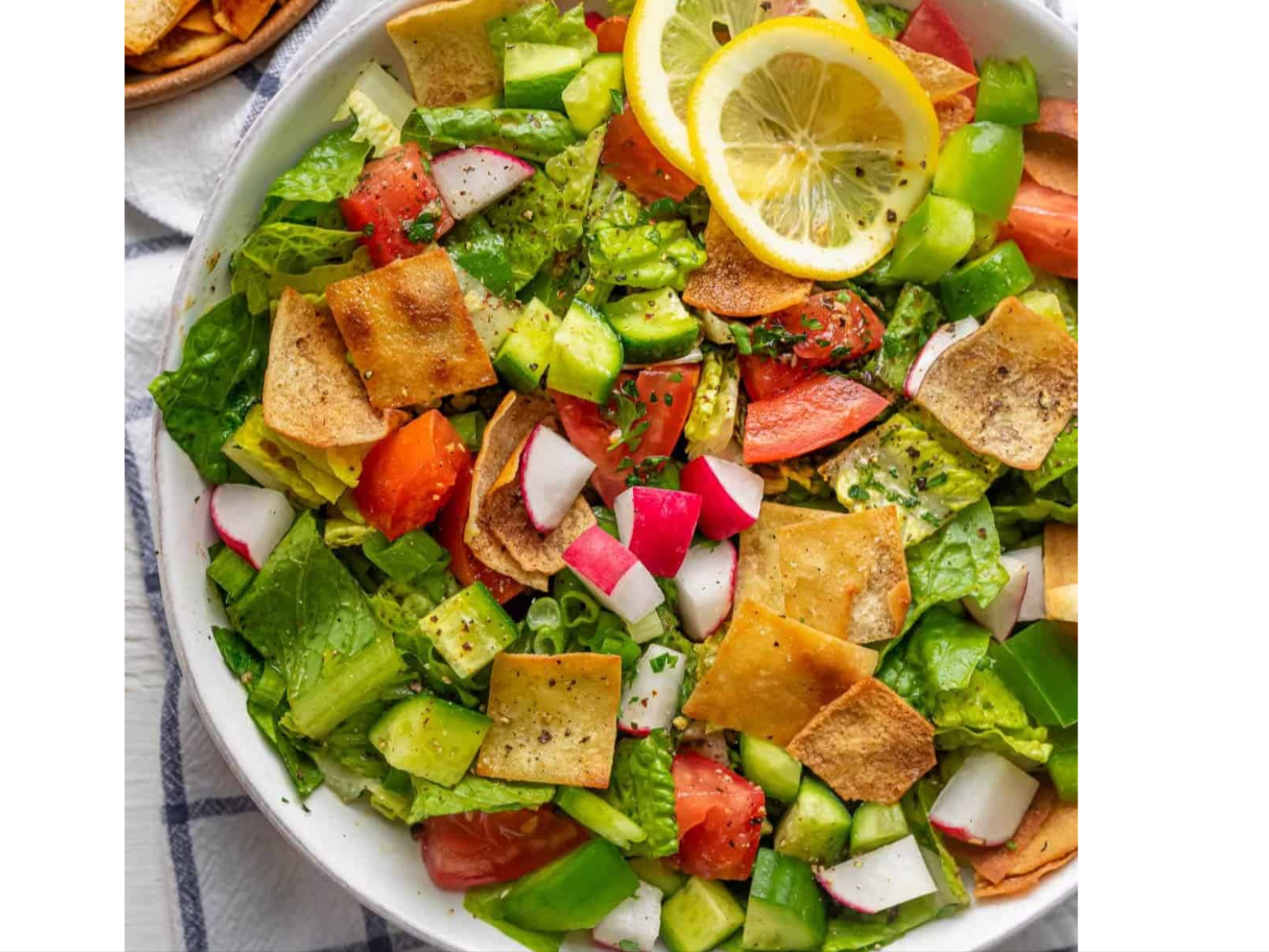 Fattoush salad.