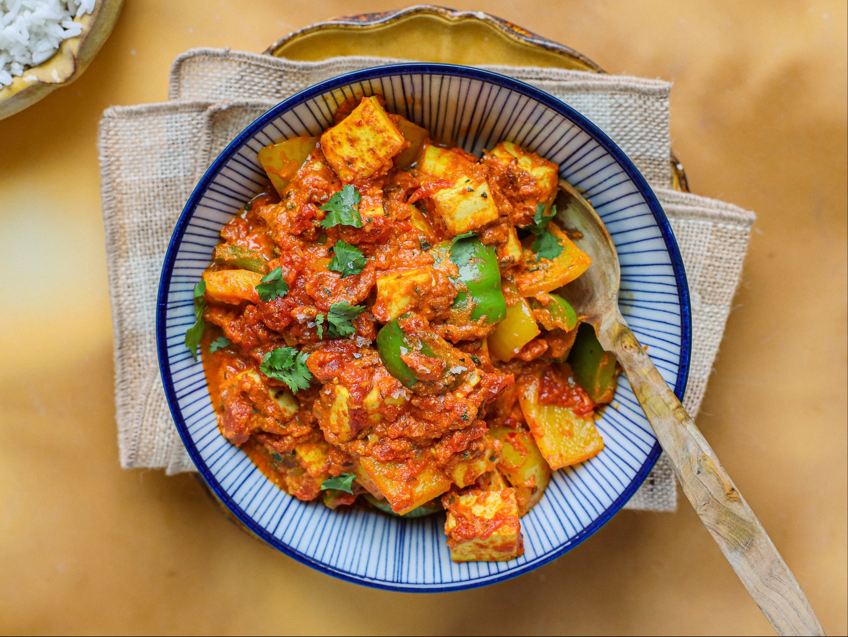 Paneer Vegetable Krahi.
