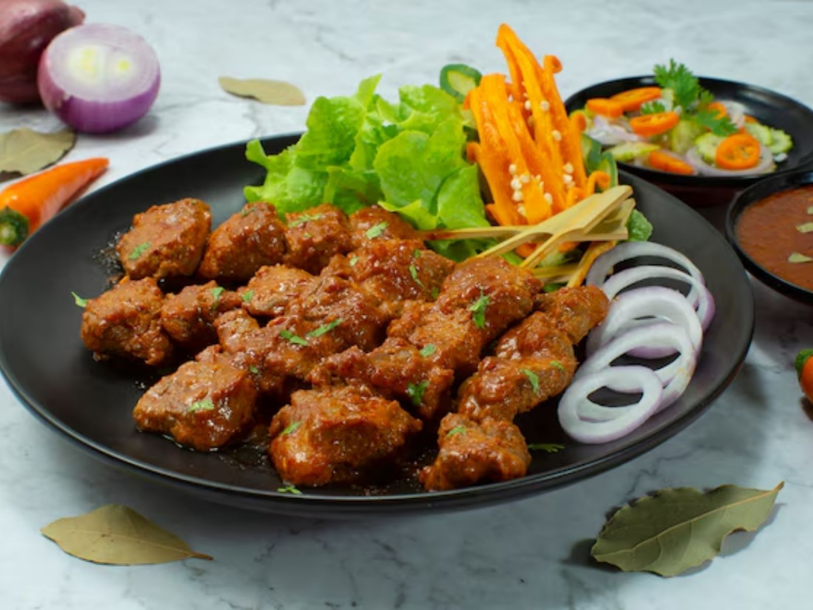 Chicken Seekh Kabab.