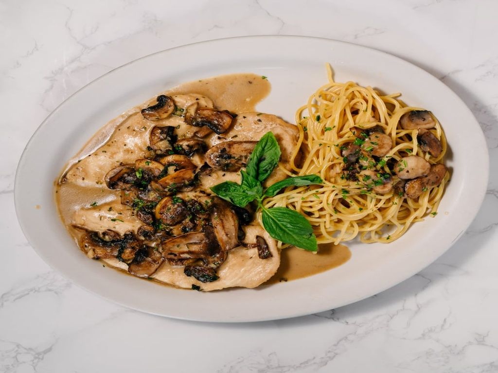 Chicken Marsala.
