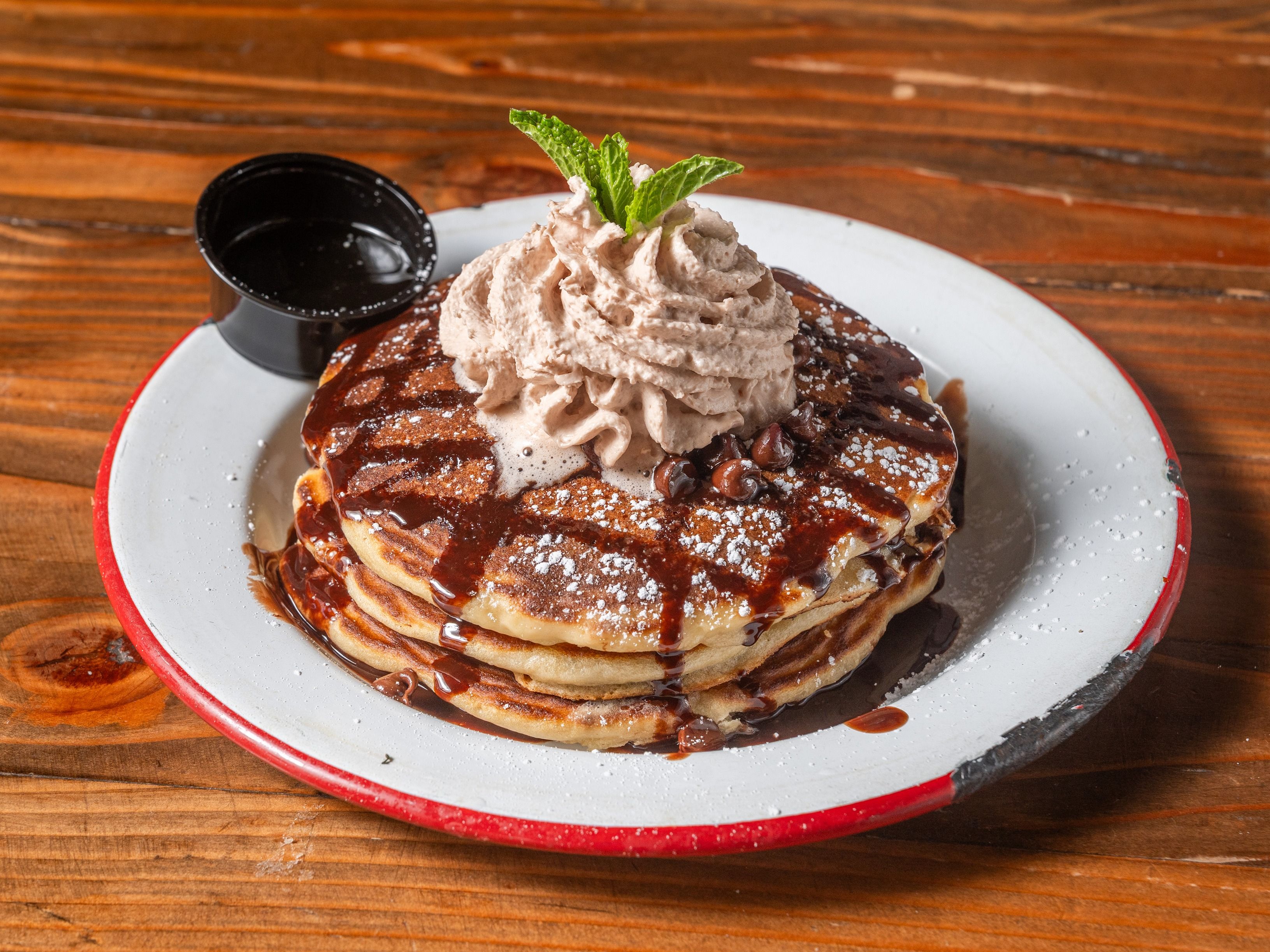 Abuelita Pancakes.