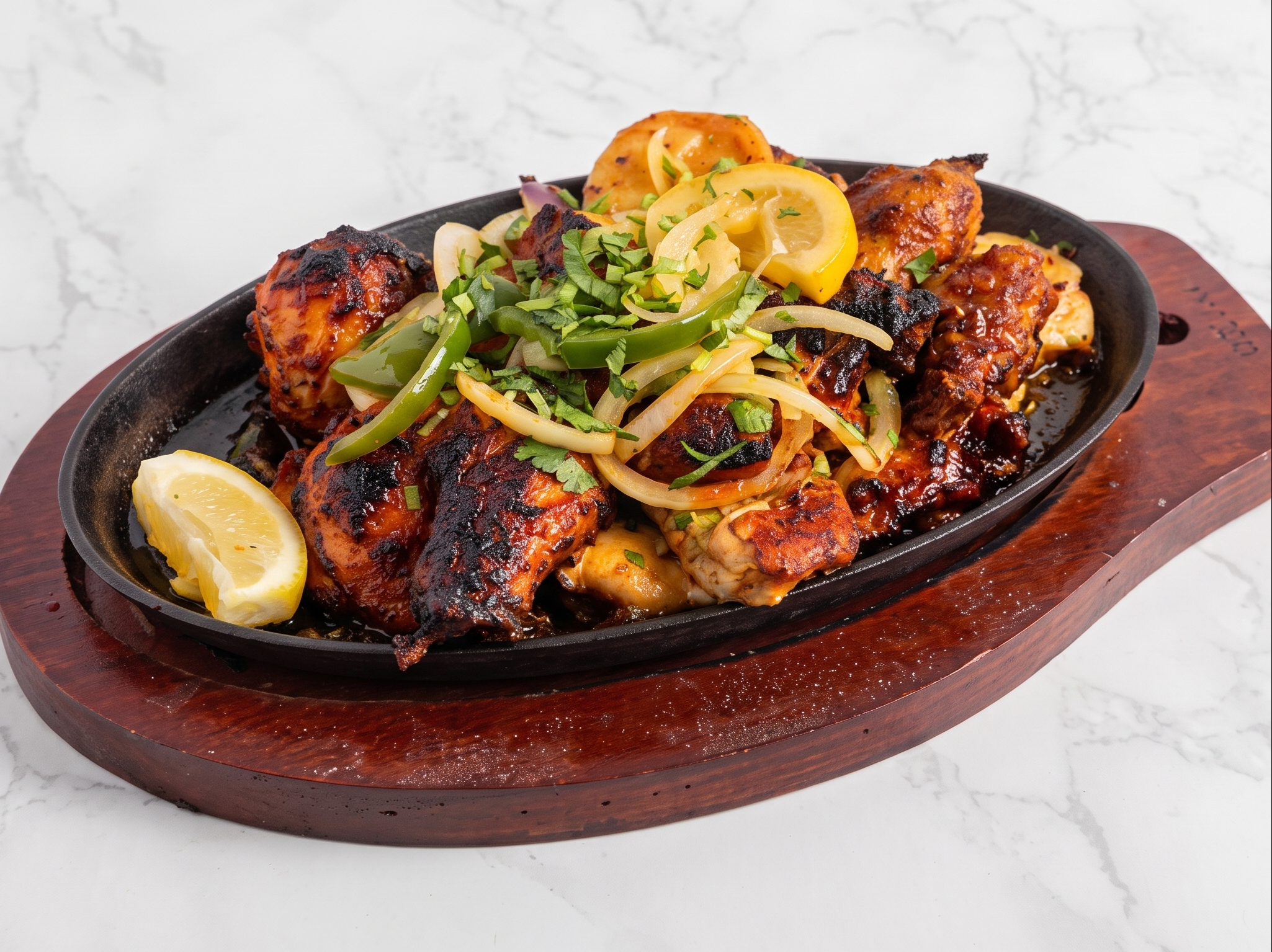 Mixed Sizzling Platter.