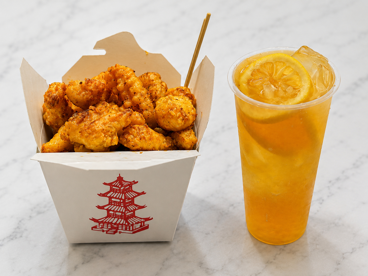 Popcorn Chicken + Drink.