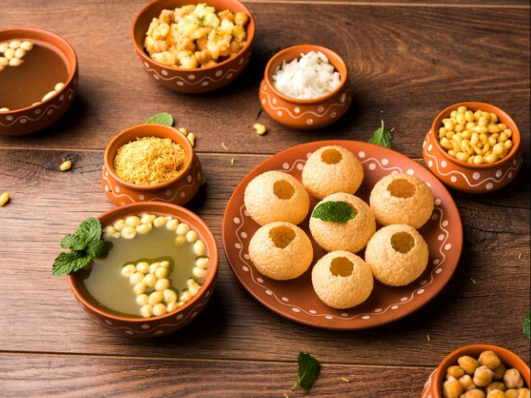 Golgappa Shot (Pani Puri).