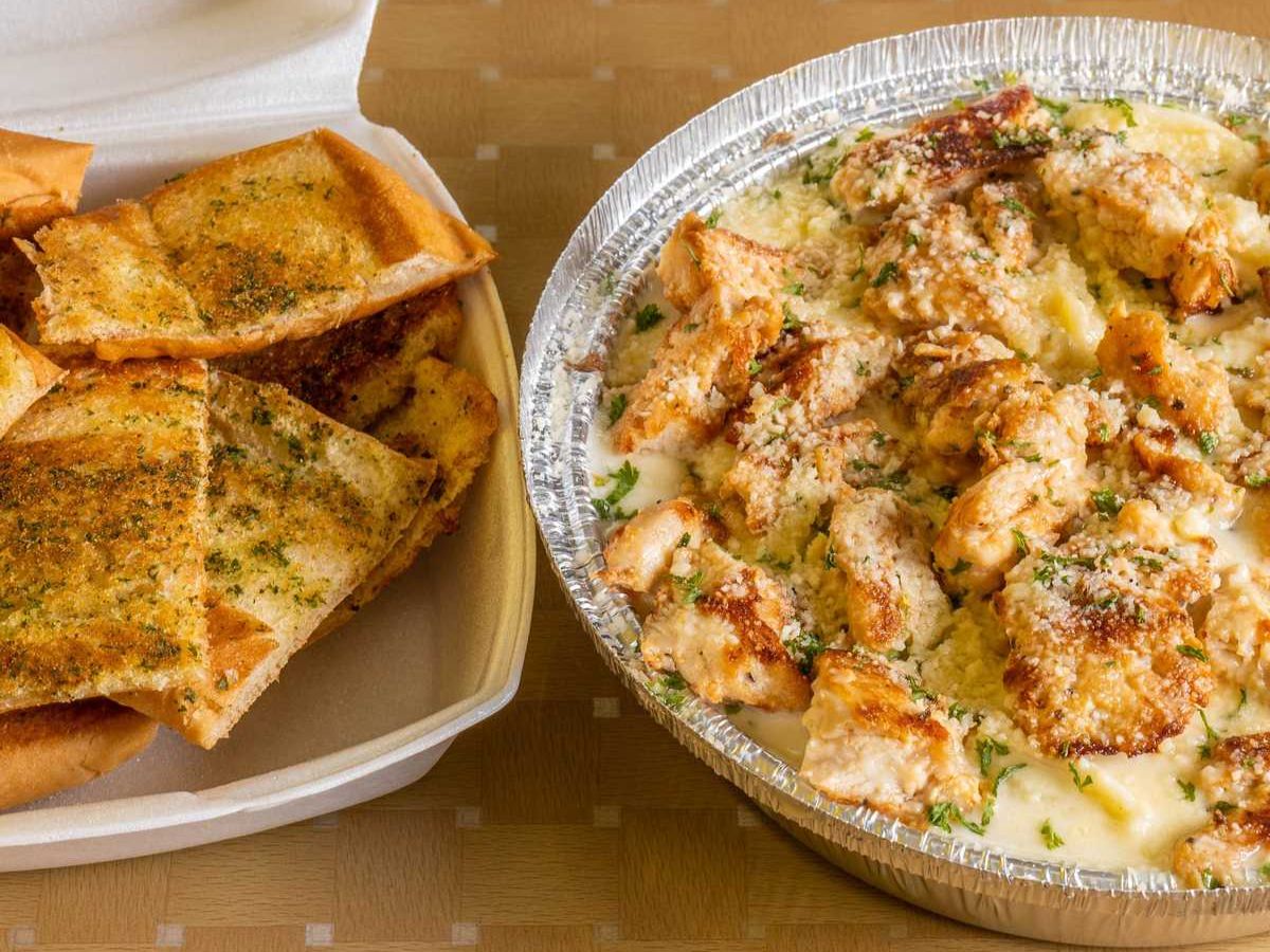 Chicken Fettucini Alfredo.