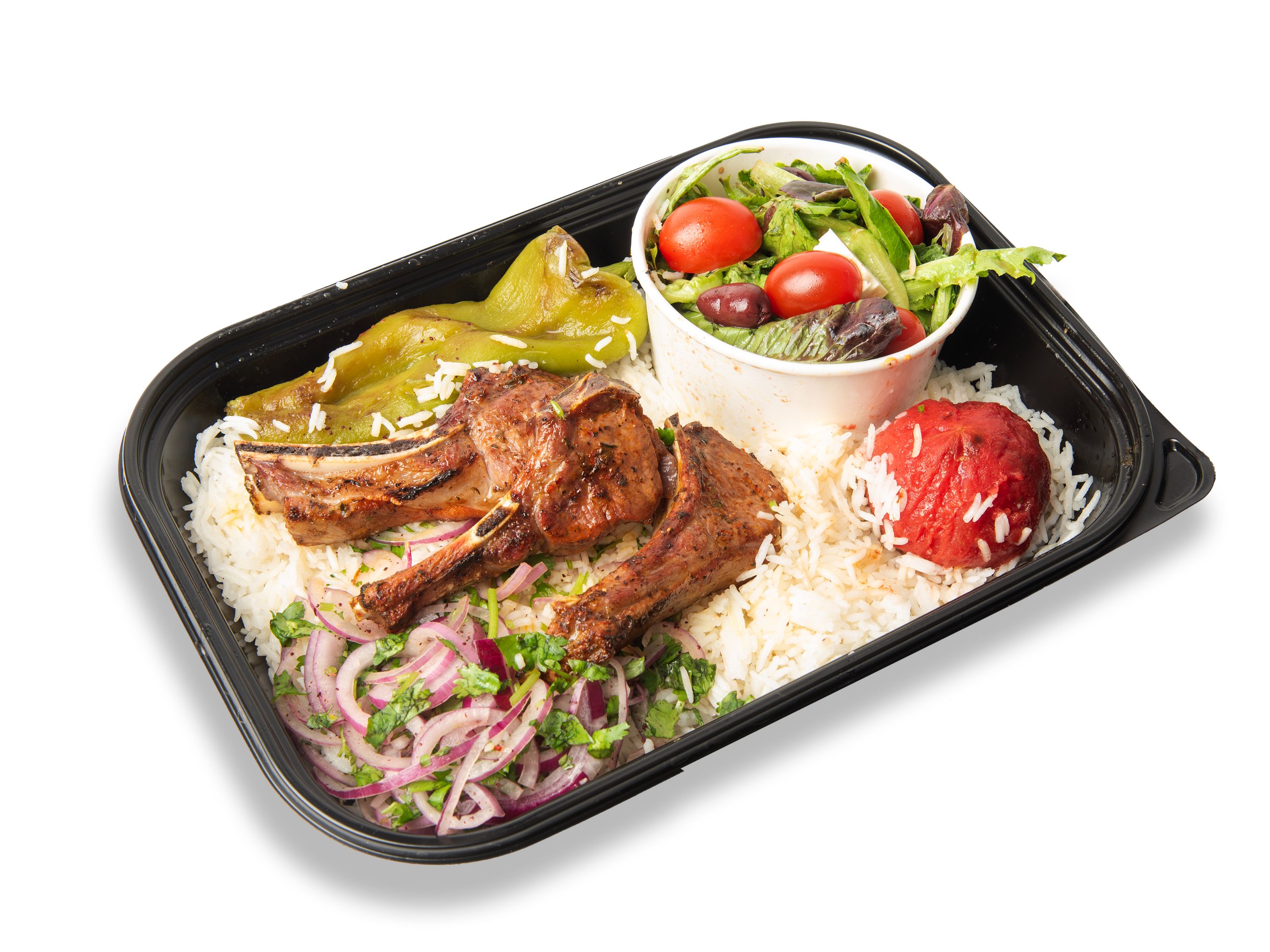 Lamb Chop Plate.