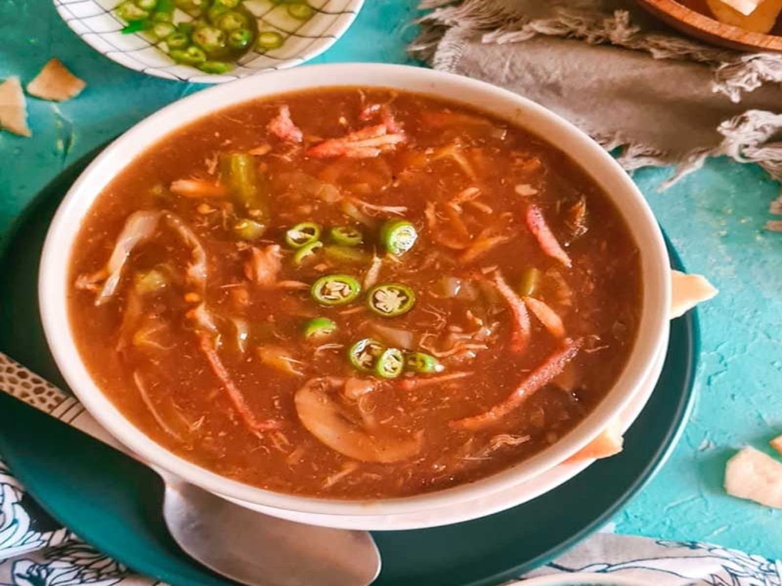 Hot & Sour Chicken Soup.