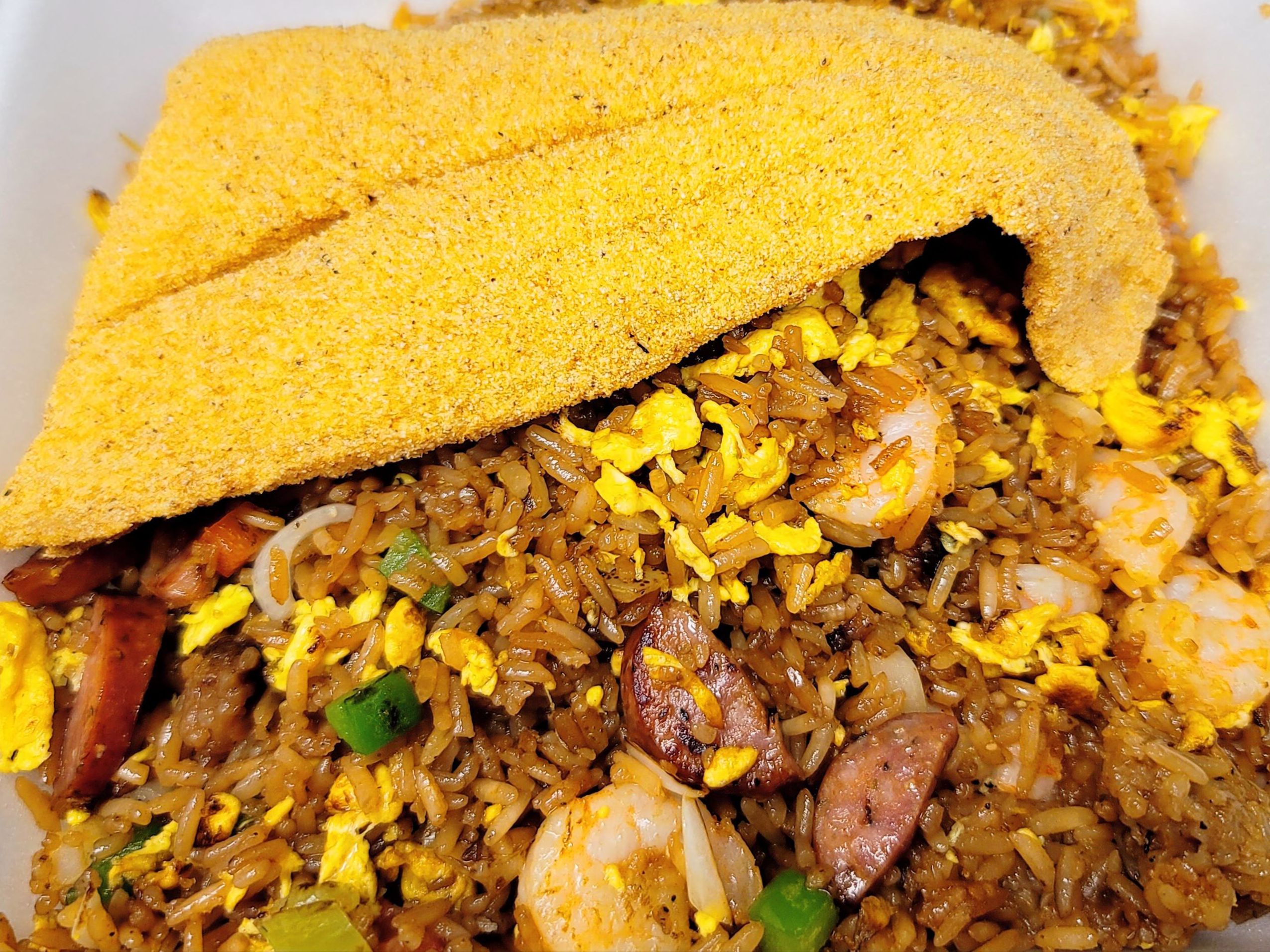 Fried Fish Fillet & Rice