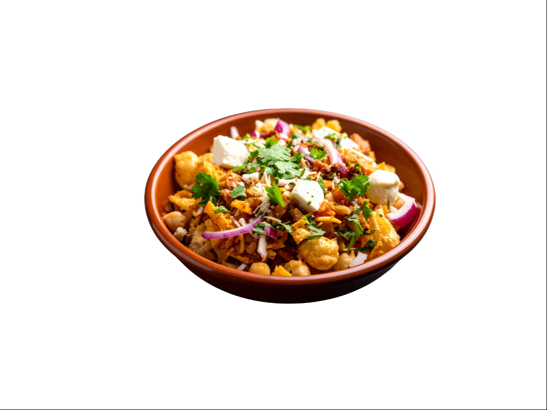 6.Samosa Chaat.