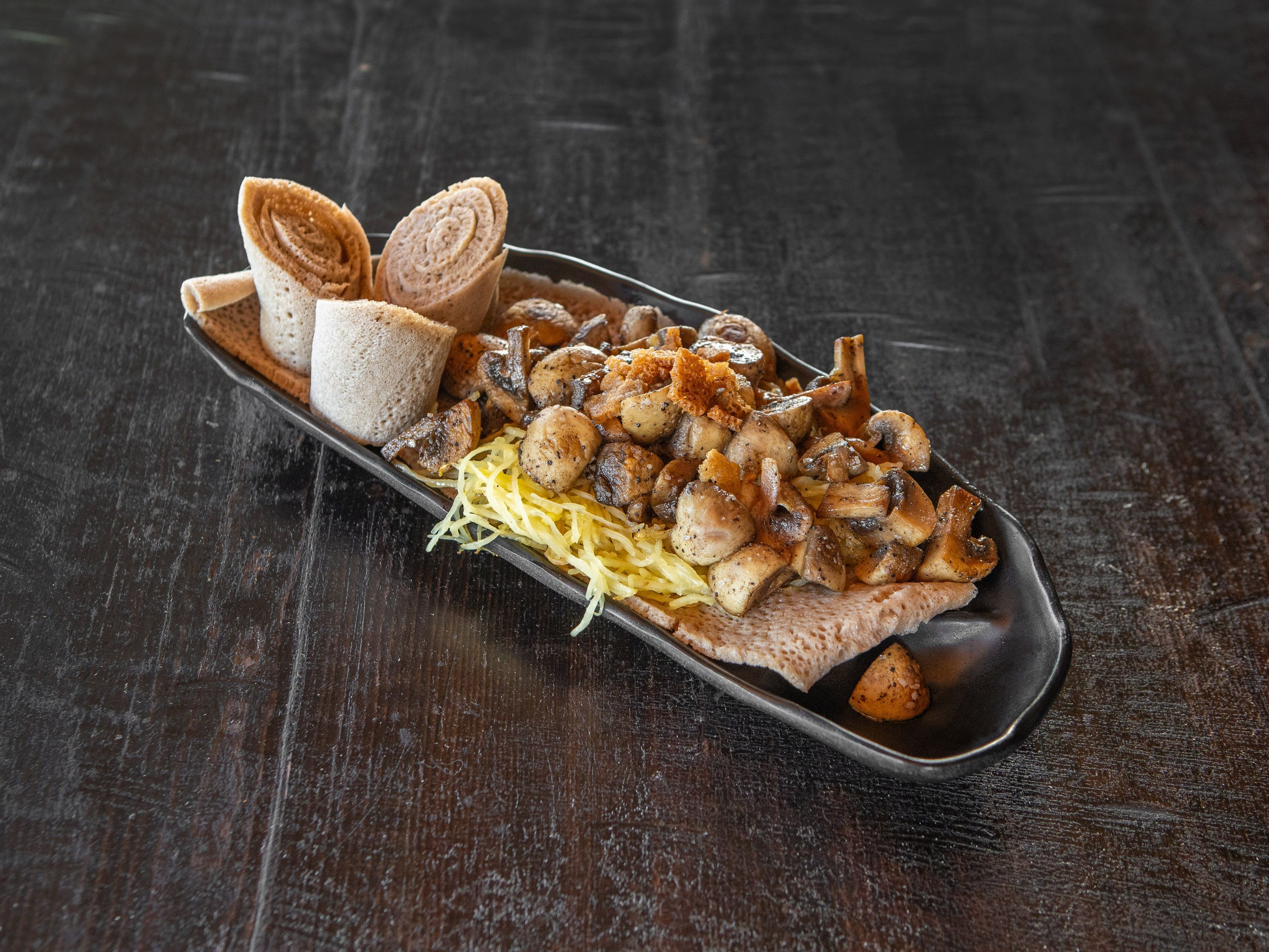 Pan Roasted Mushrooms (Vegan Option Available)