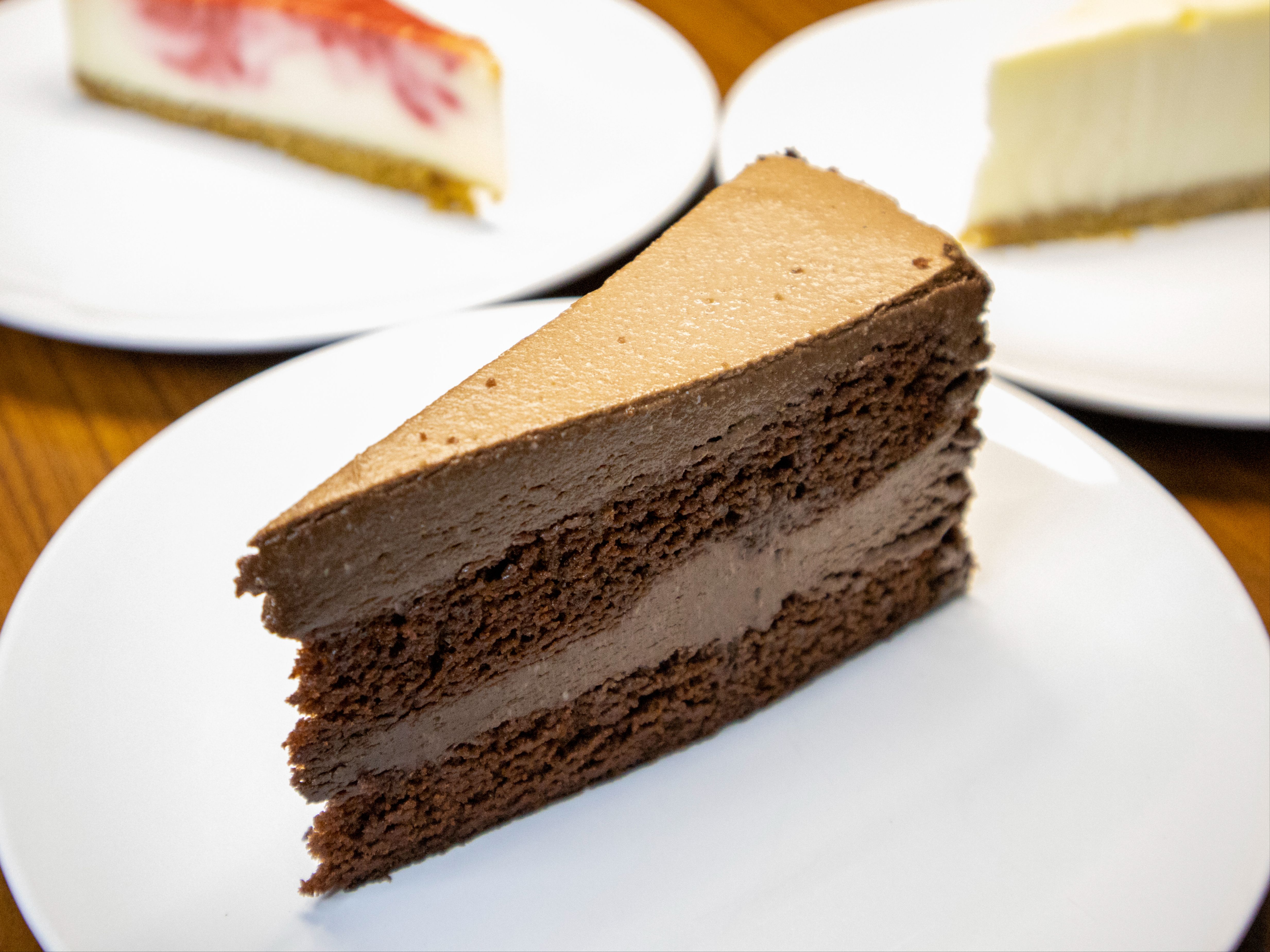 Chocolate Mousse Cake.